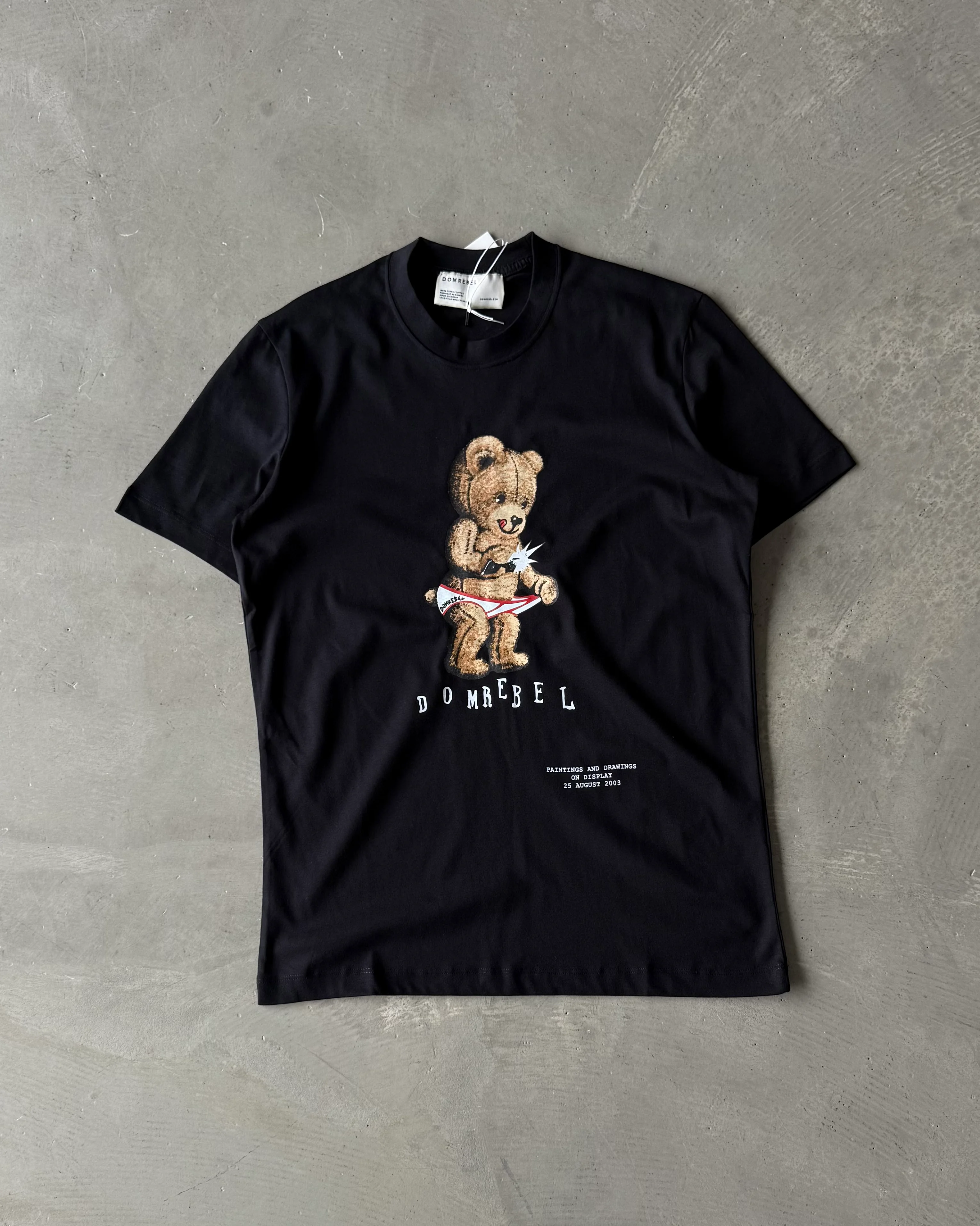 Göğüs Ayıcık Detaylı Basic T-Shirt