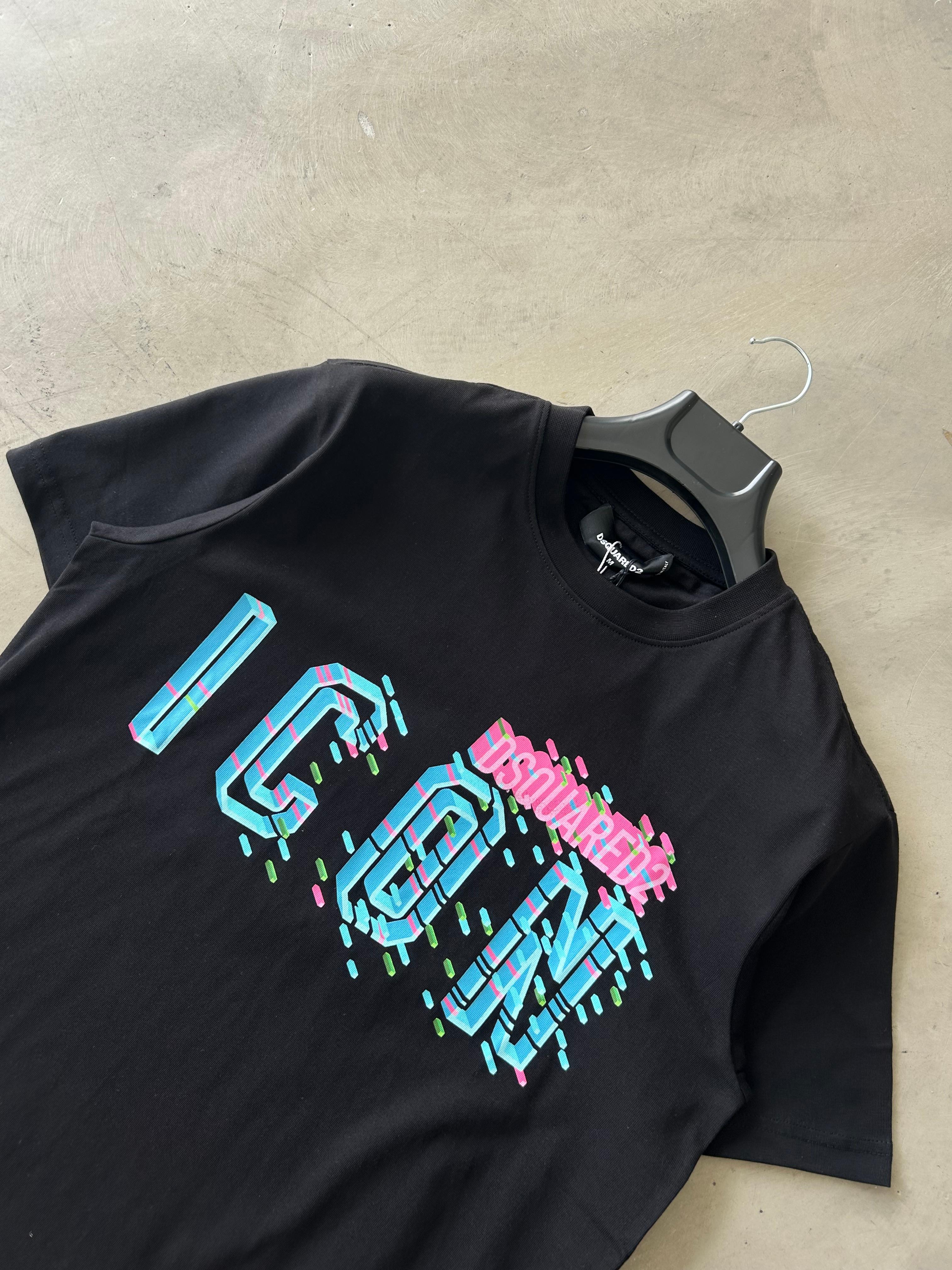 DSQ İcon Printed Baskılı Tshirt