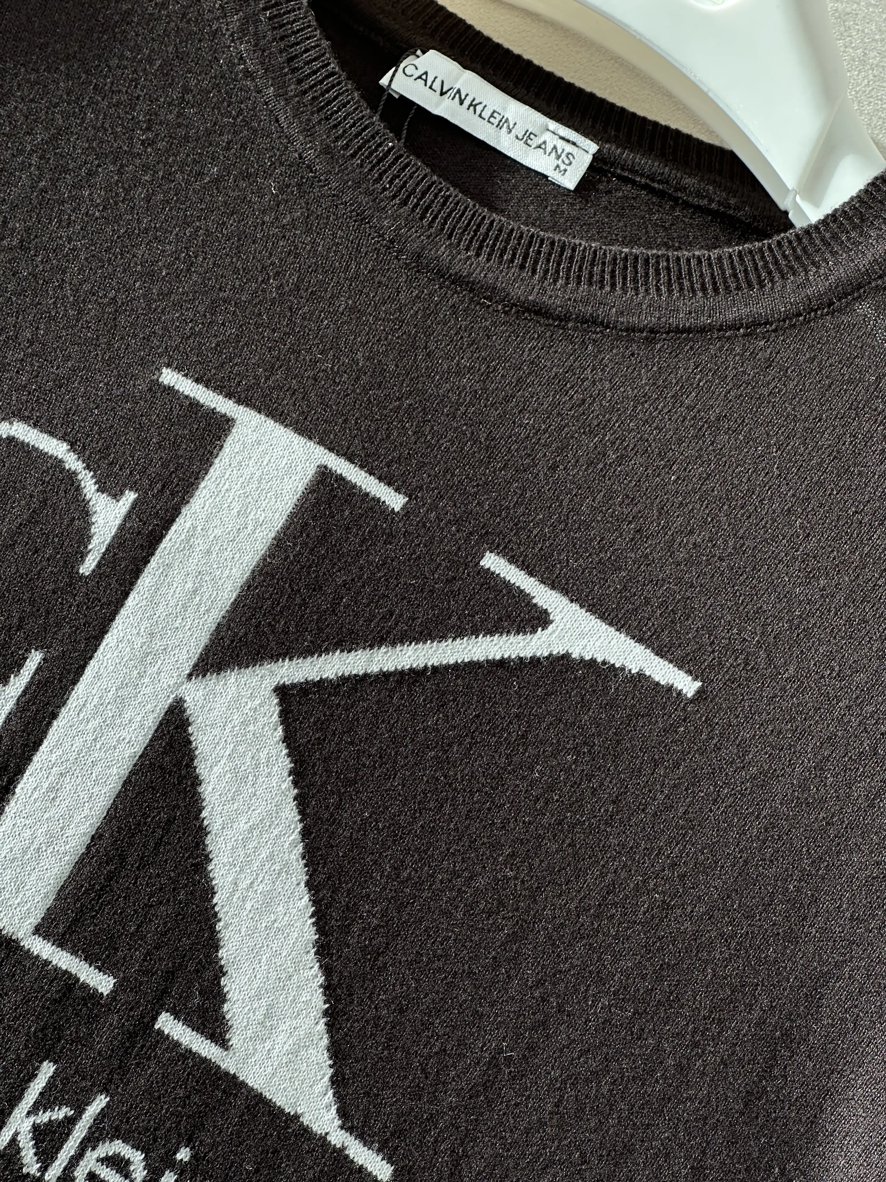 Göğüs Logolu Triko T-Shirt