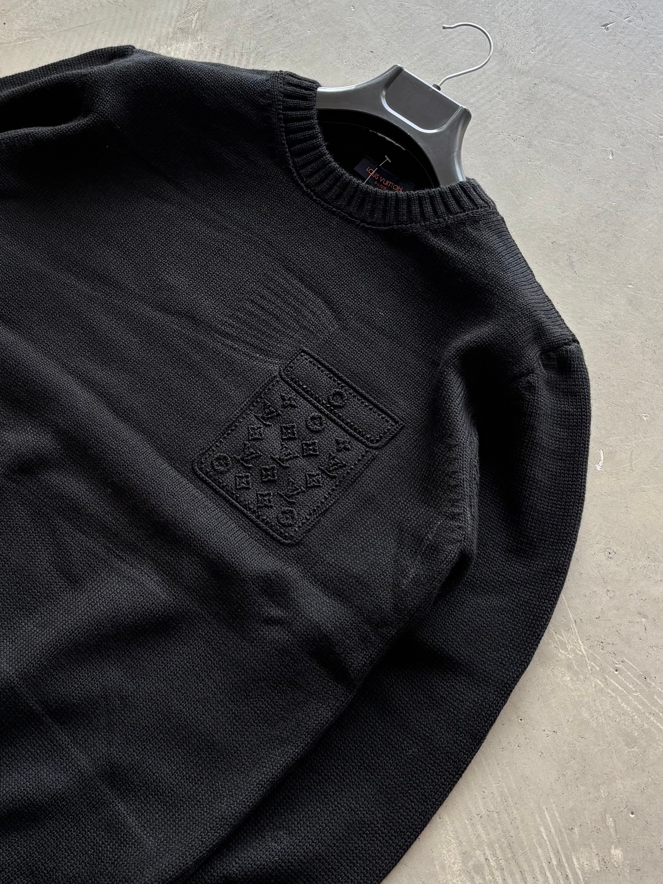 LV Premium Desenli Triko Kazak