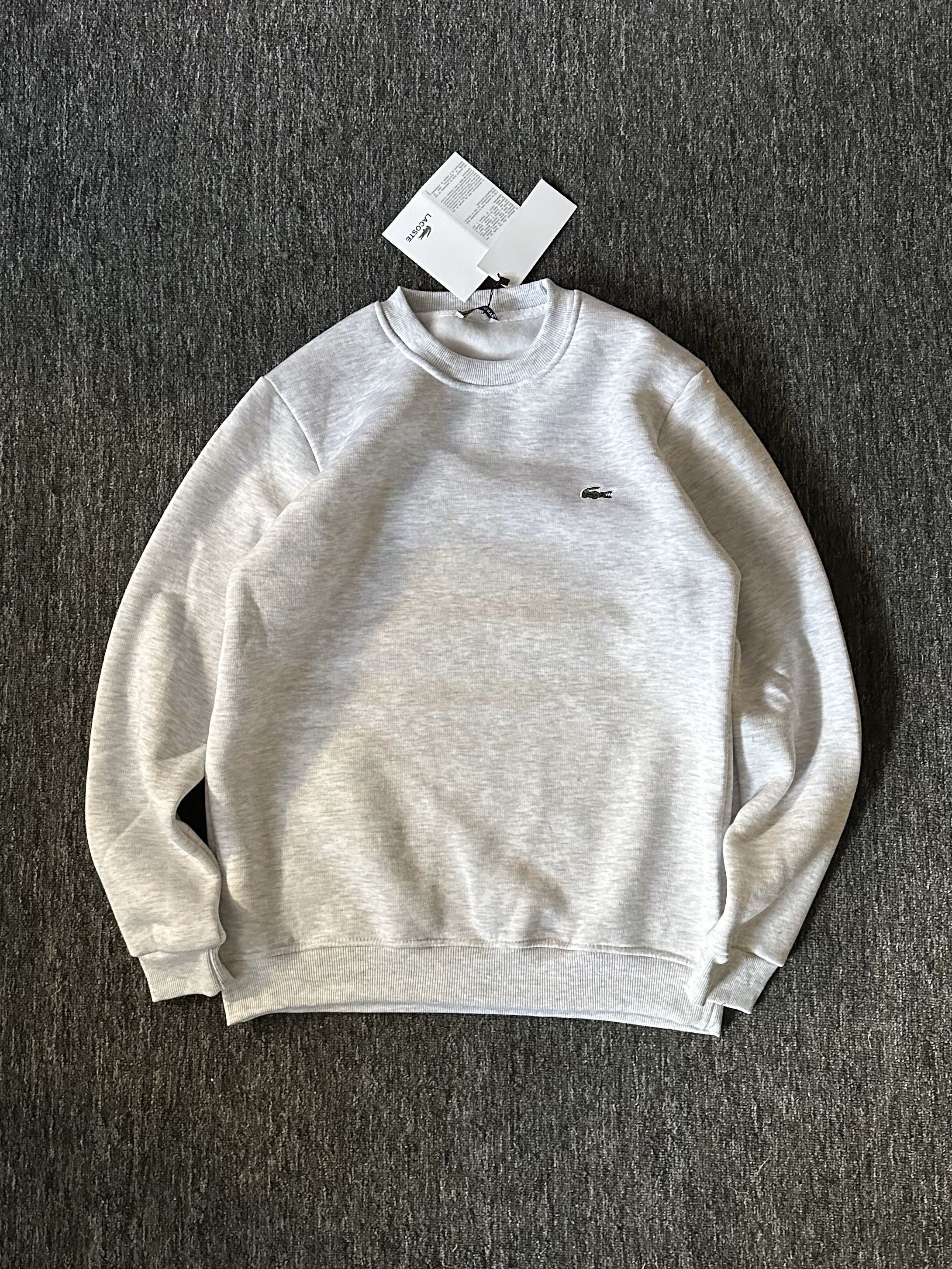 Premium Nakışlı Sweatshirt - Gri