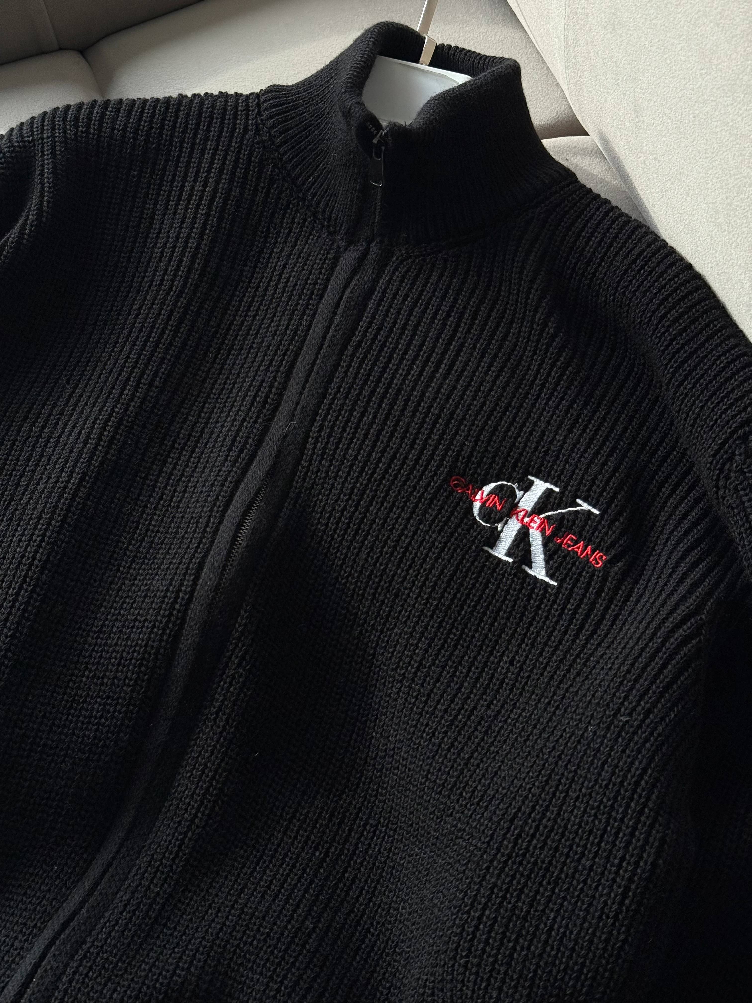 CK Extra Premium Fermuarlu Triko