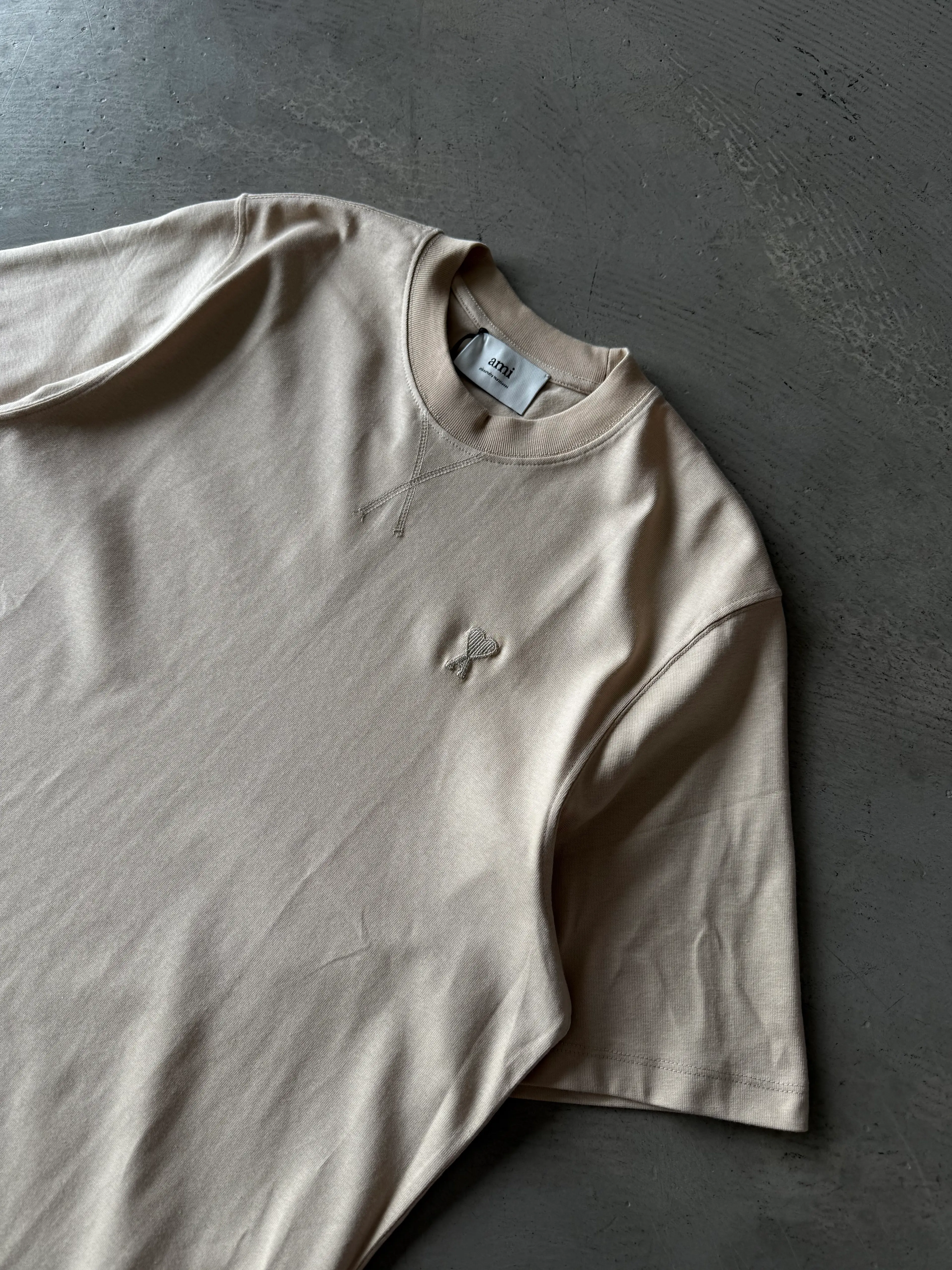 Sol Göğüs Nakış Logolu Basic T-Shirt