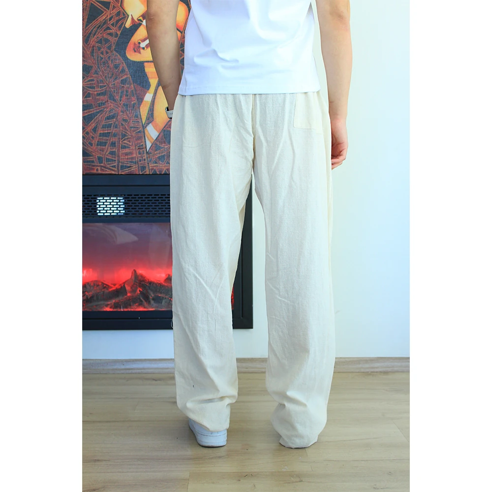 Ham Keten Relax Fit Pantolon