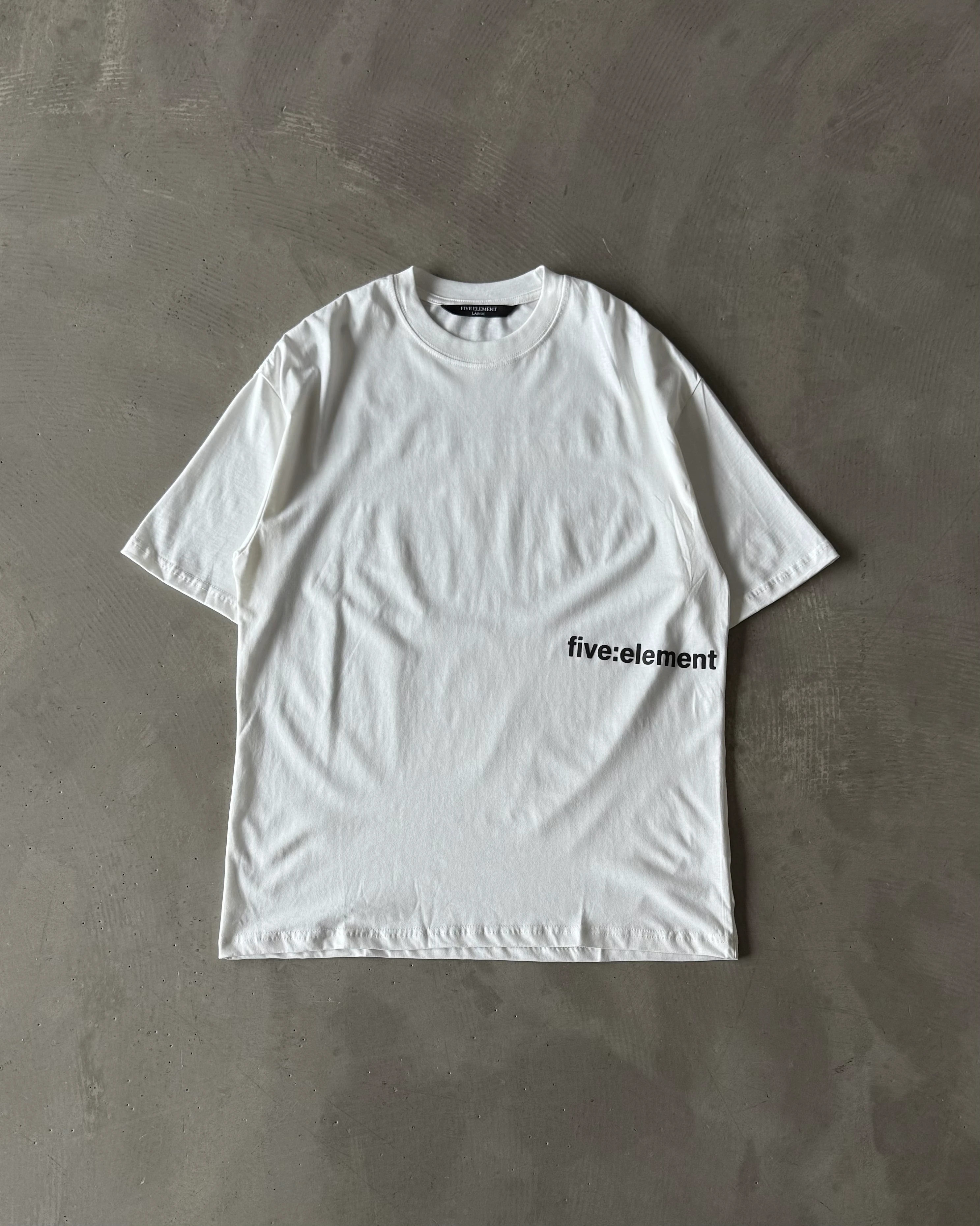 " five : element " Baskılı  Basic T-Shirt