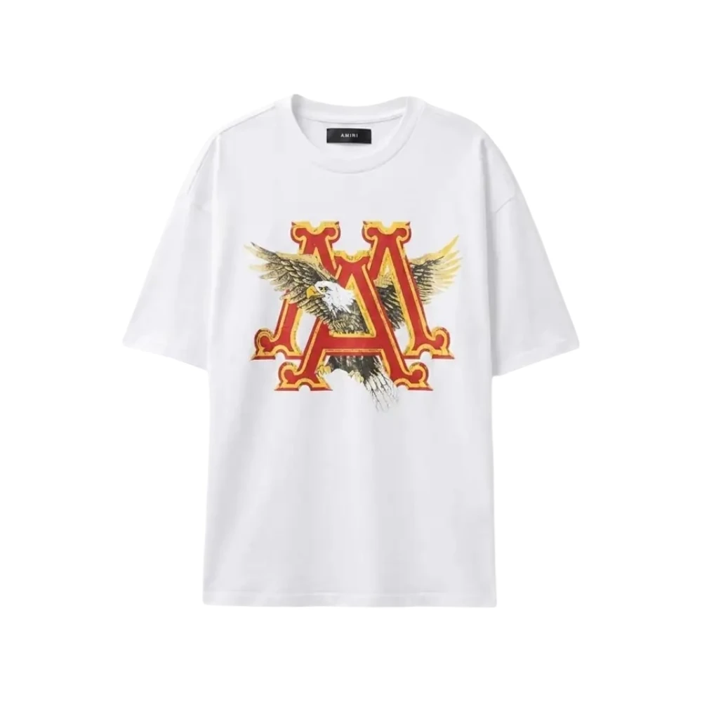 Kartal Baskı Detaylı Kısa Kollu Tshirt