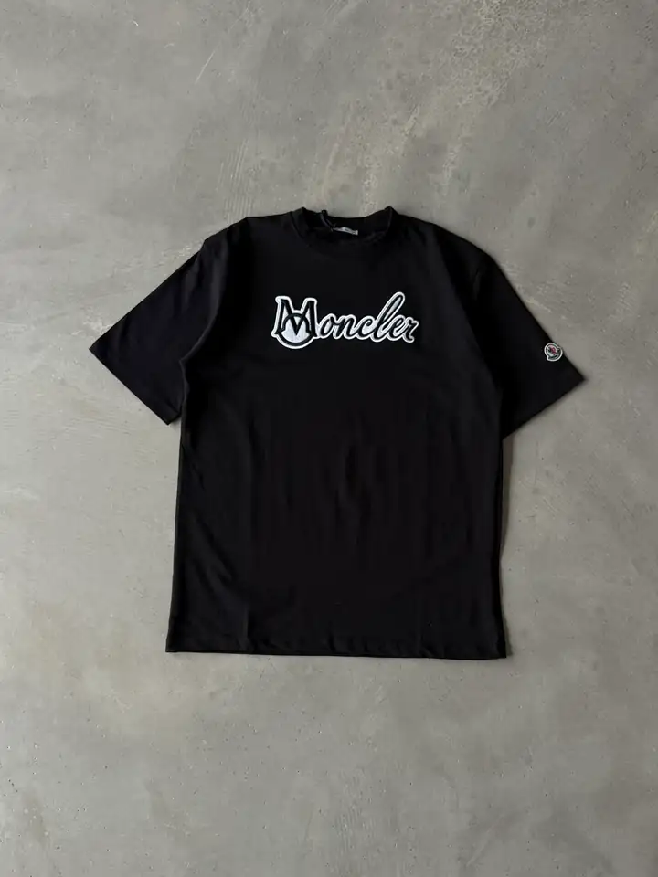 Göğüs Logo Nakışlı Basic T-Shirt