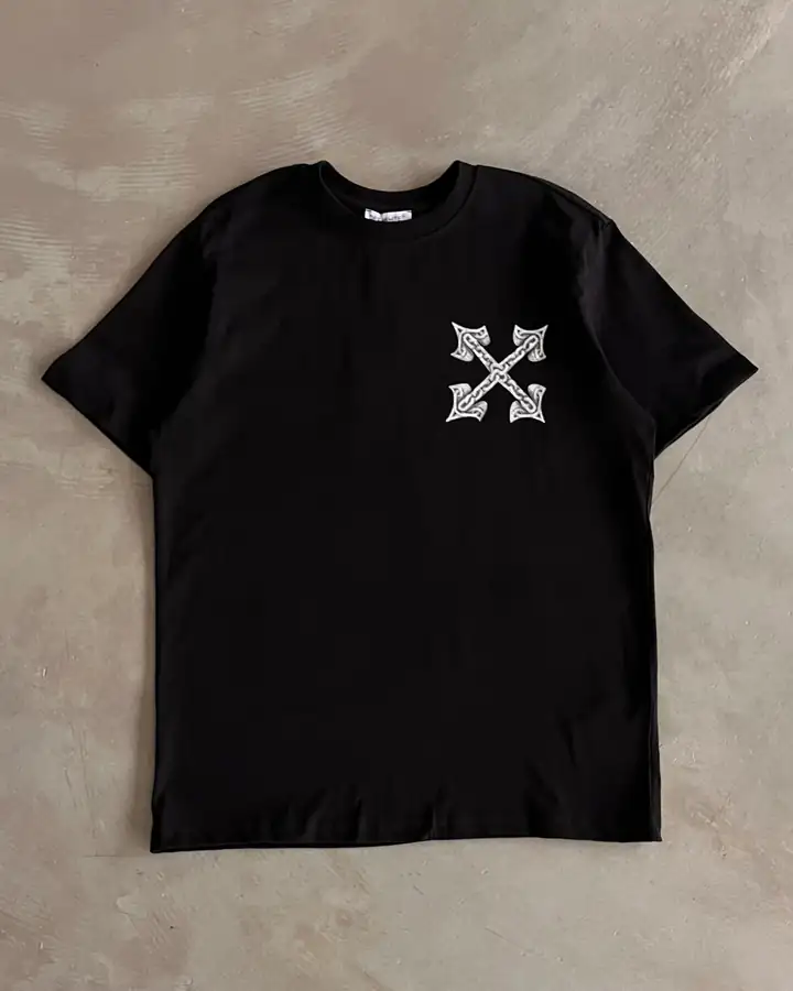 Logo ve Sırt Baskılı T-Shirt