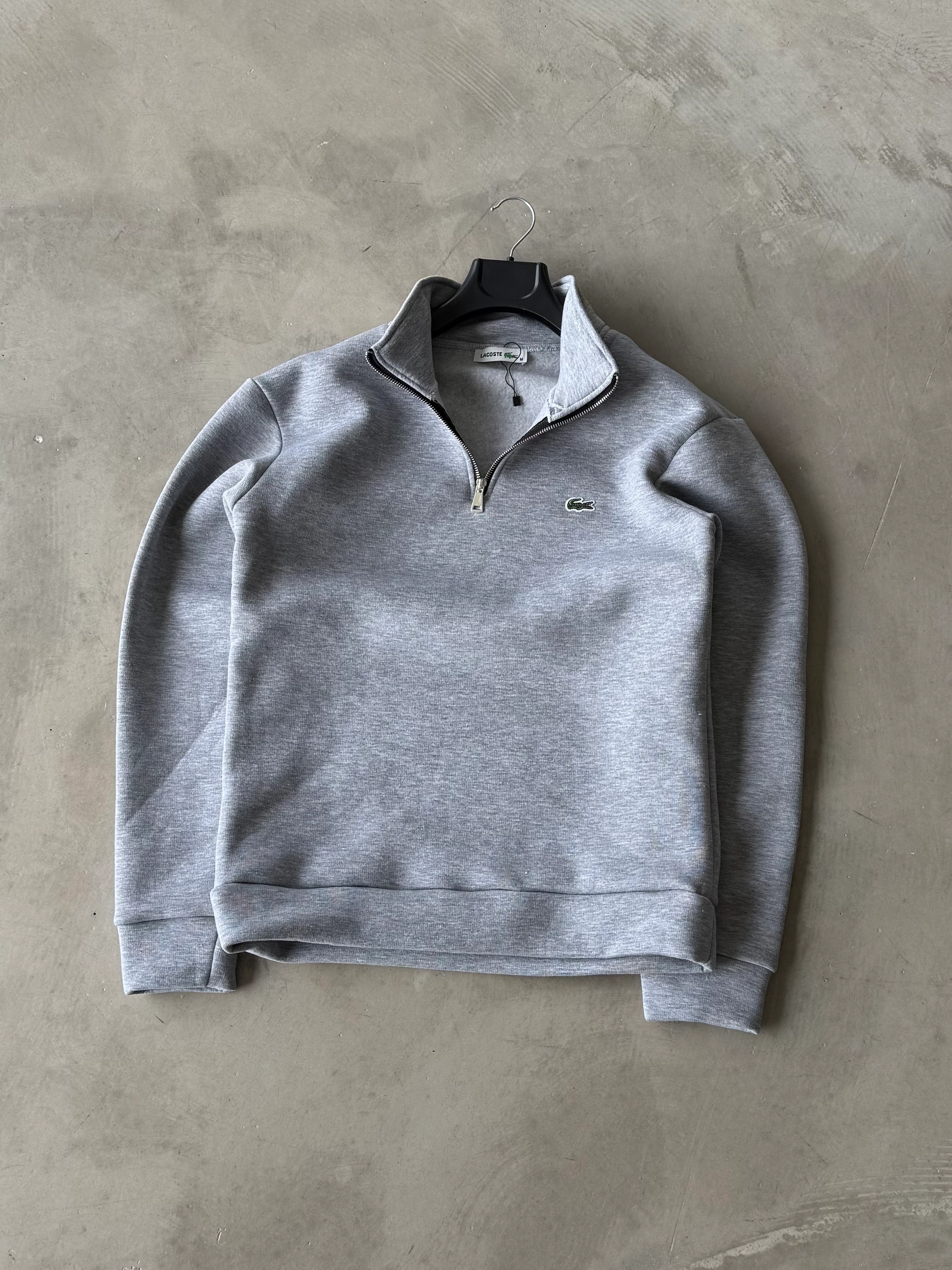 LCT Yarım Fermuarlı Sweatshirt - Gri