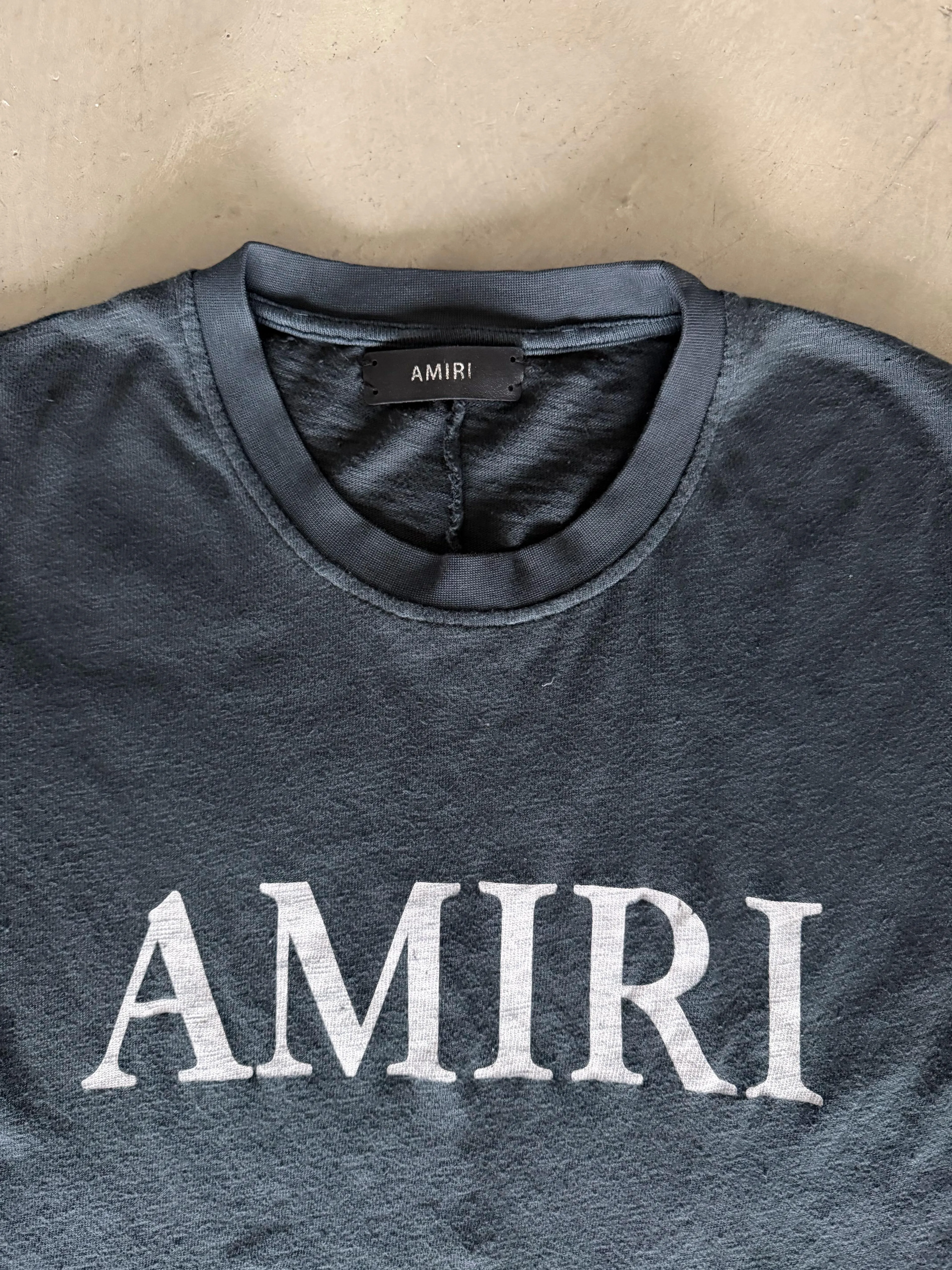 Göğüs Logo Baskılı Renk Geçişli Basic T-Shirt