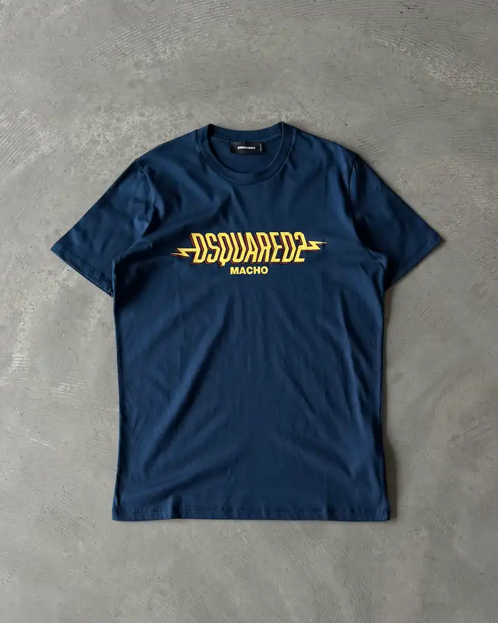 Göğüs Logo Baskılı Basic T-Shirt