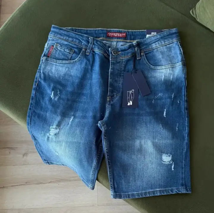 Kot Şort - Koyu Mavi