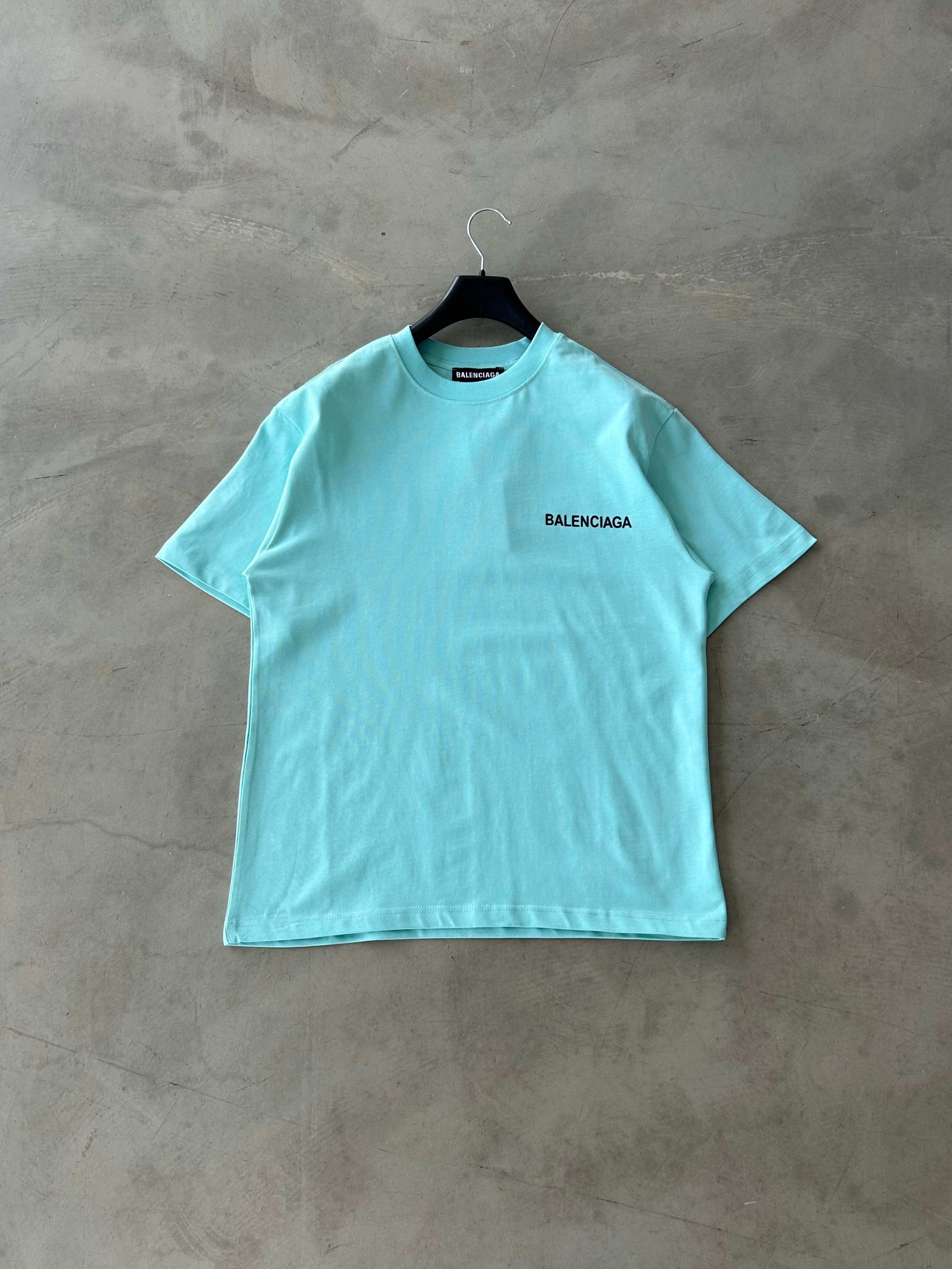 BB Baskılı Premium Basic Tshirt - turkuaz