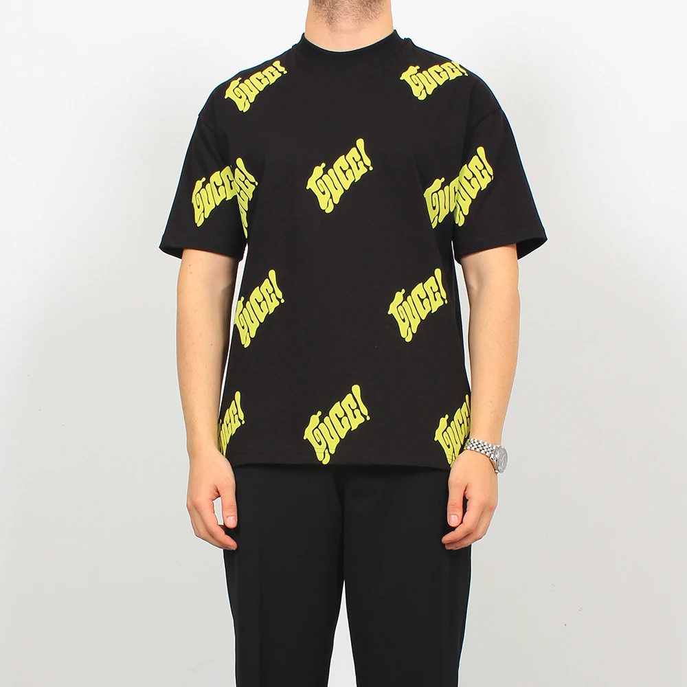 Neon Baskı Detaylı T-Shirt