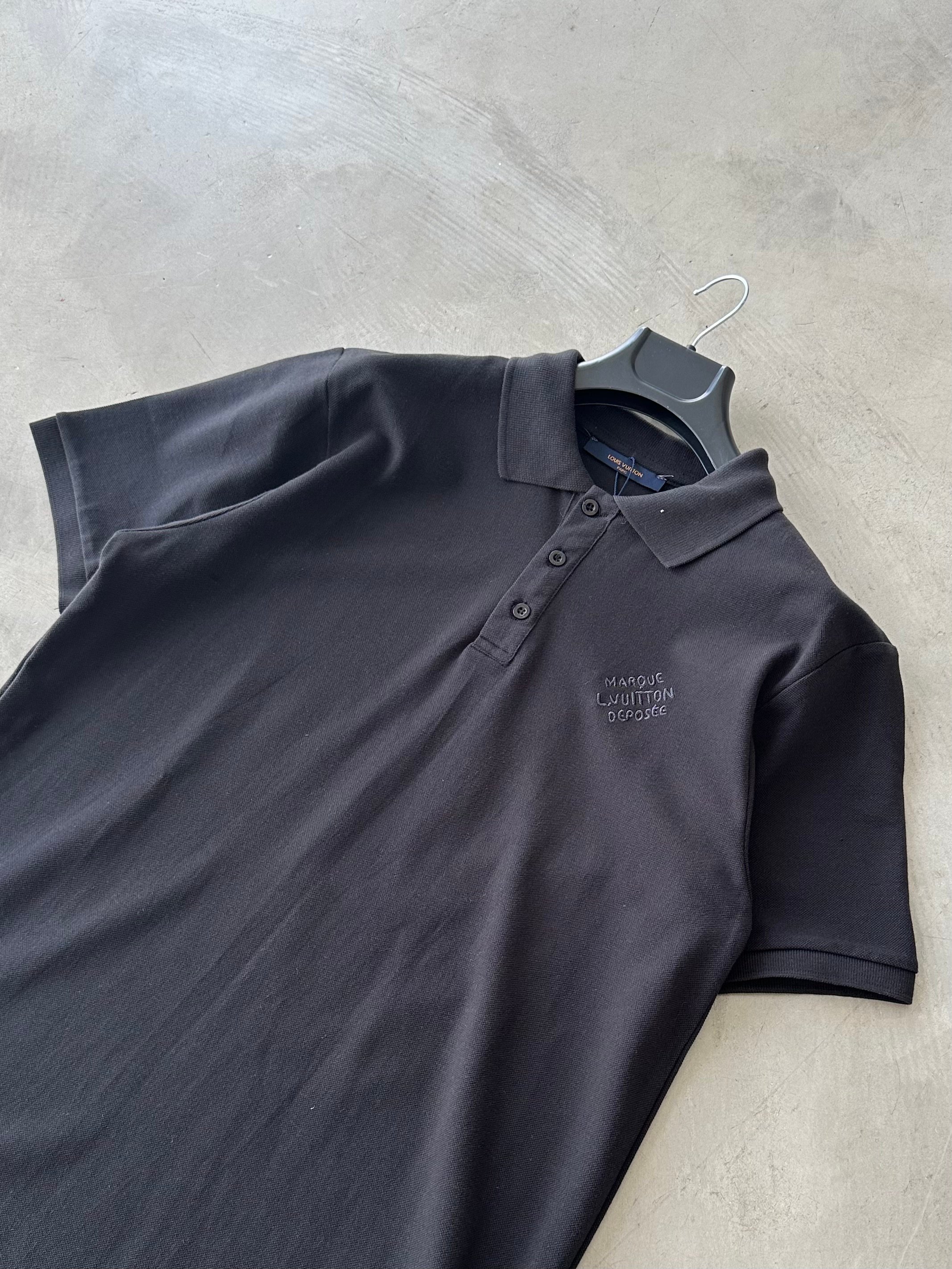 LV Nakışlı Premium Polo Yaka Tee