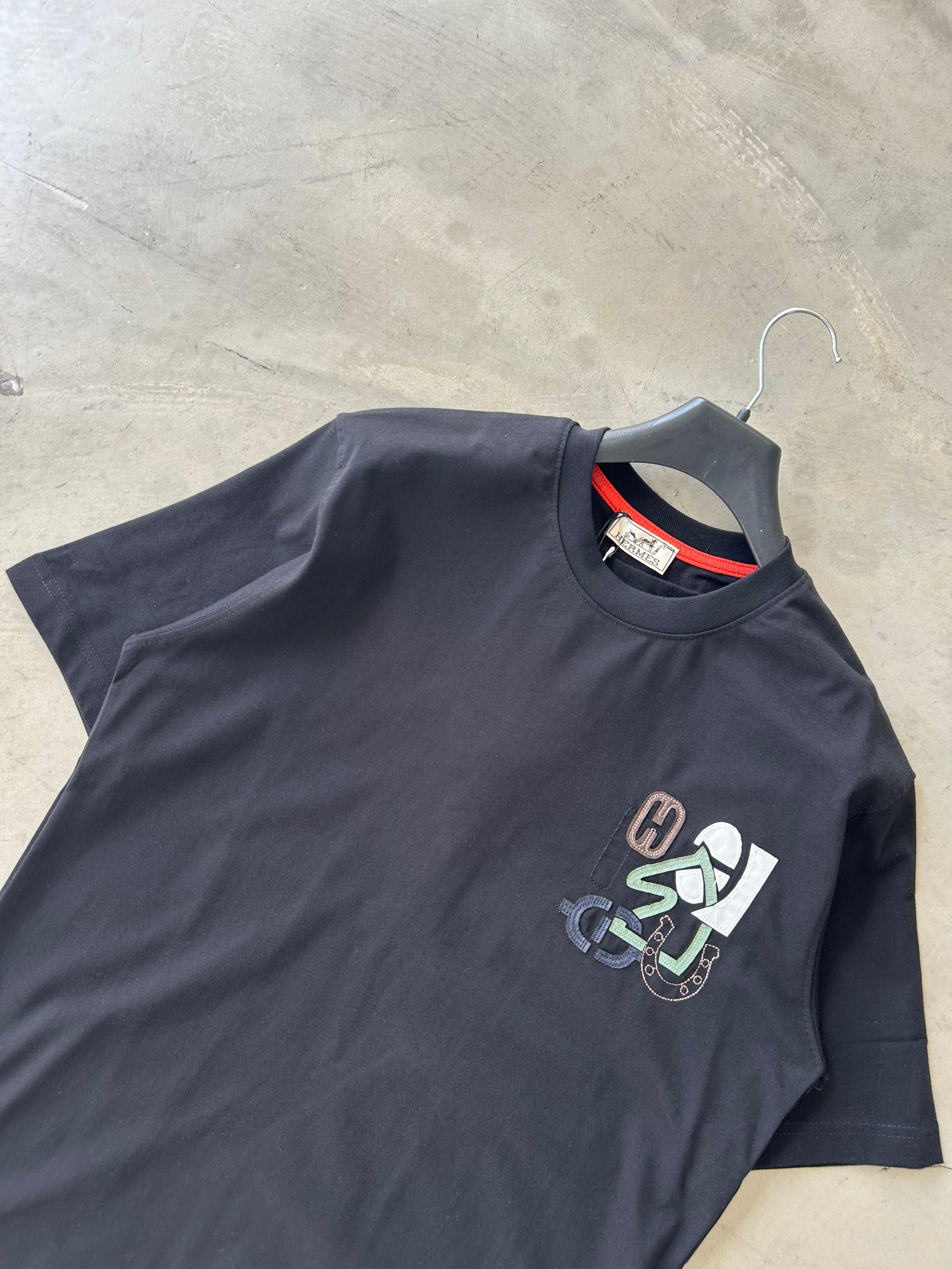 HM Nakışlı Premium Basic Tshirt