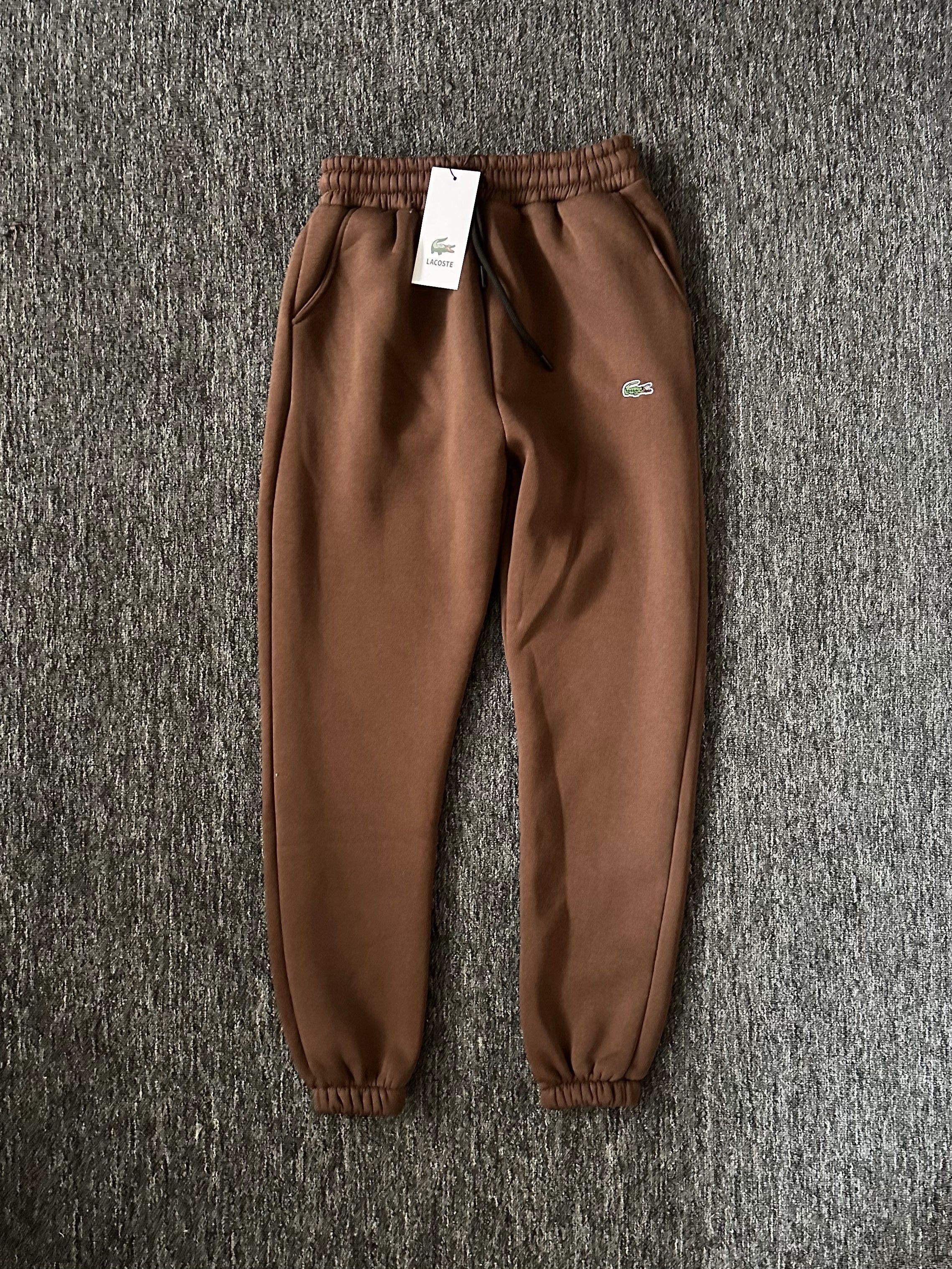 Nakışlı Basic Jogger - Kahverengi