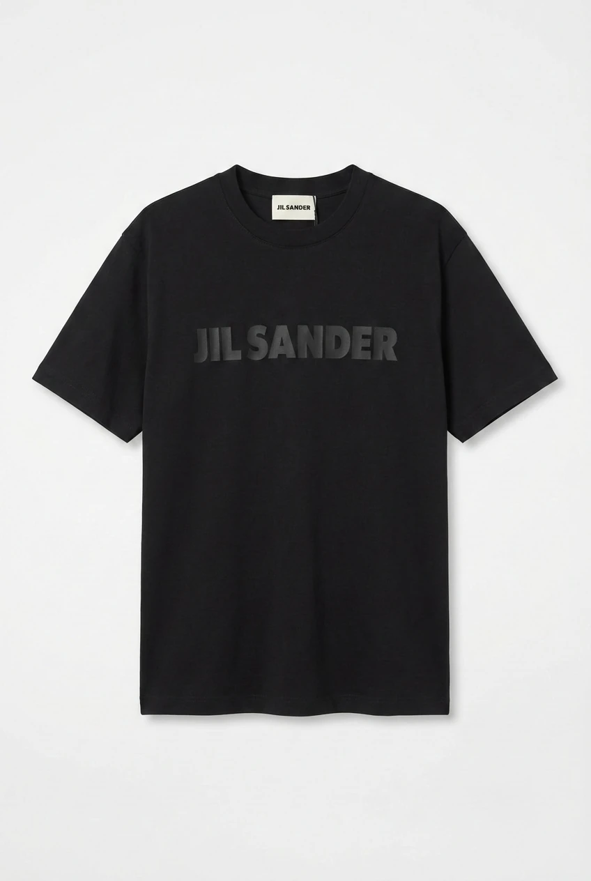 " JILSANDER " Baskılı  Kısa Kollu T-Shirt