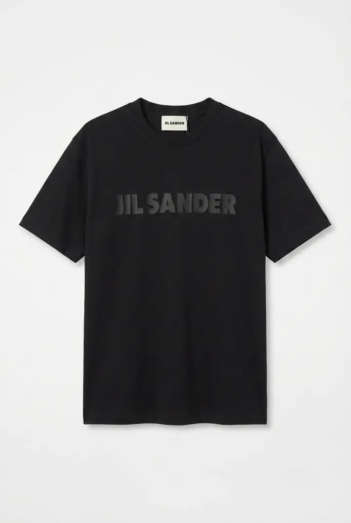 " JILSANDER " Baskılı  Kısa Kollu T-Shirt