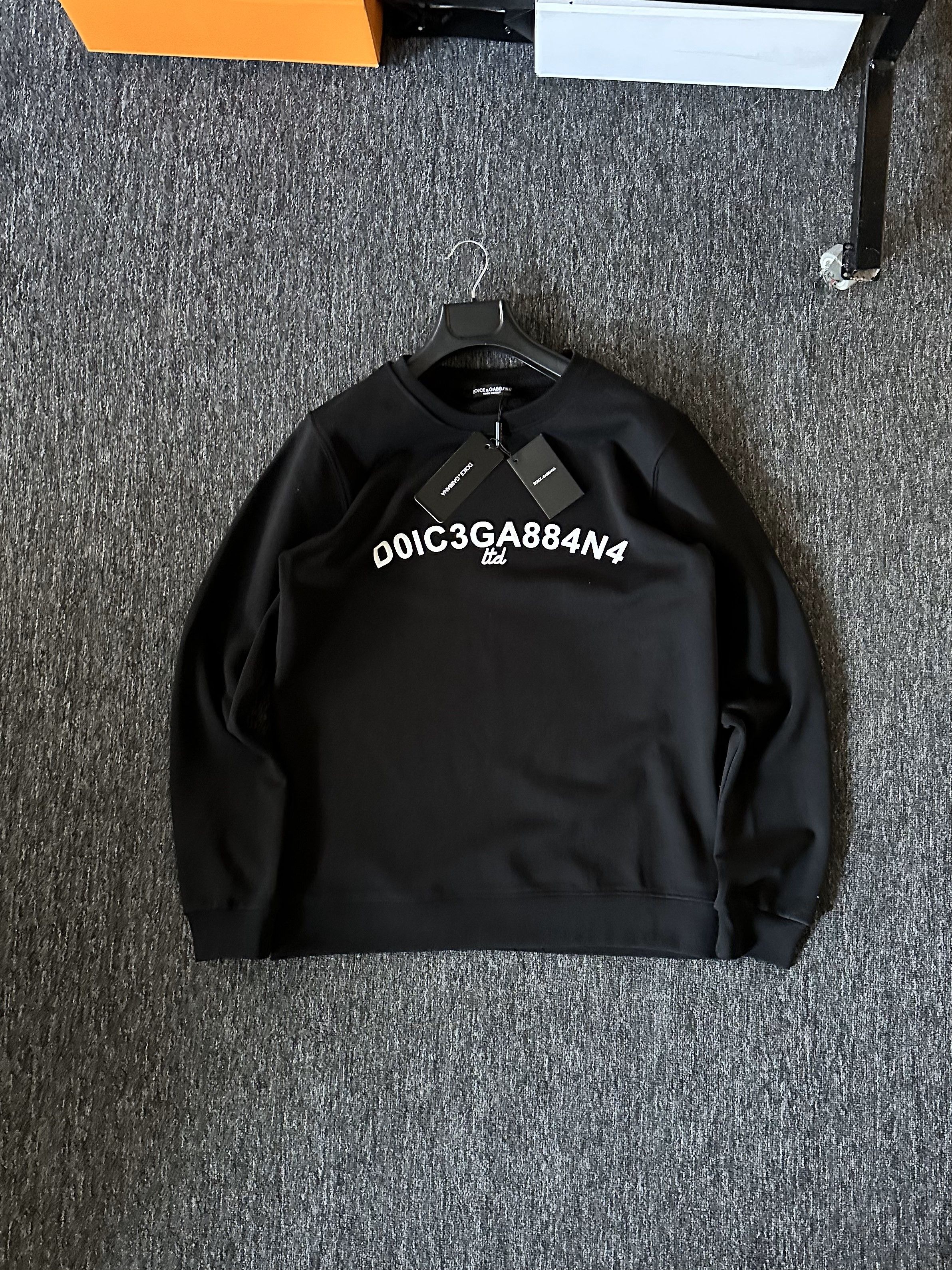 Premium Baskılı Sweatshirt - Siyah