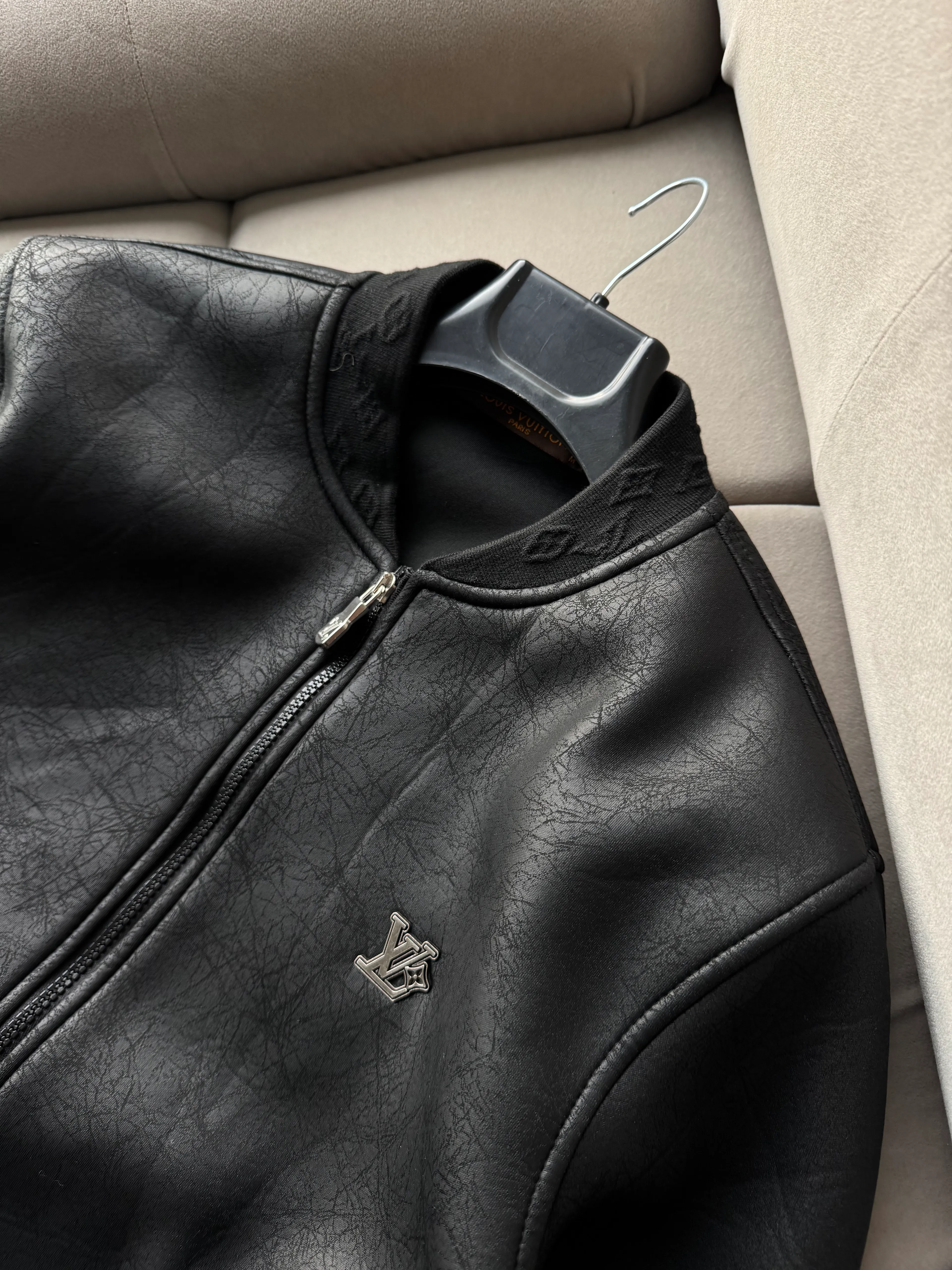 LV Extra Premium Detaylı Deri Ceket