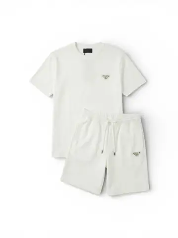 Sol Göğüs Logo Detaylı Şort Takımı