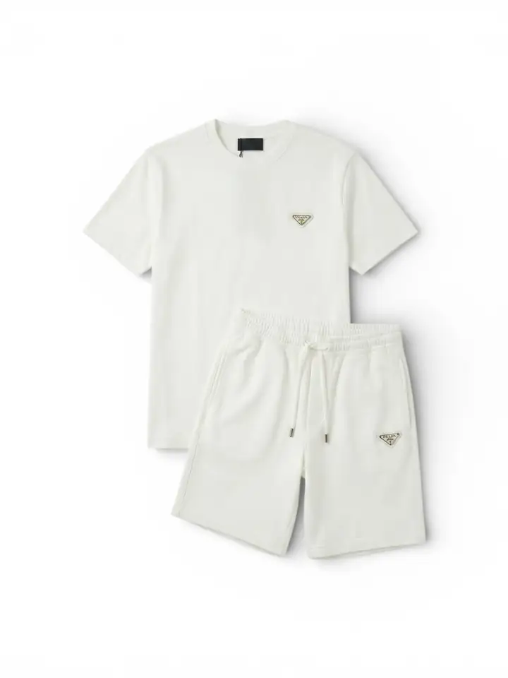 Sol Göğüs Logo Detaylı Şort Takımı