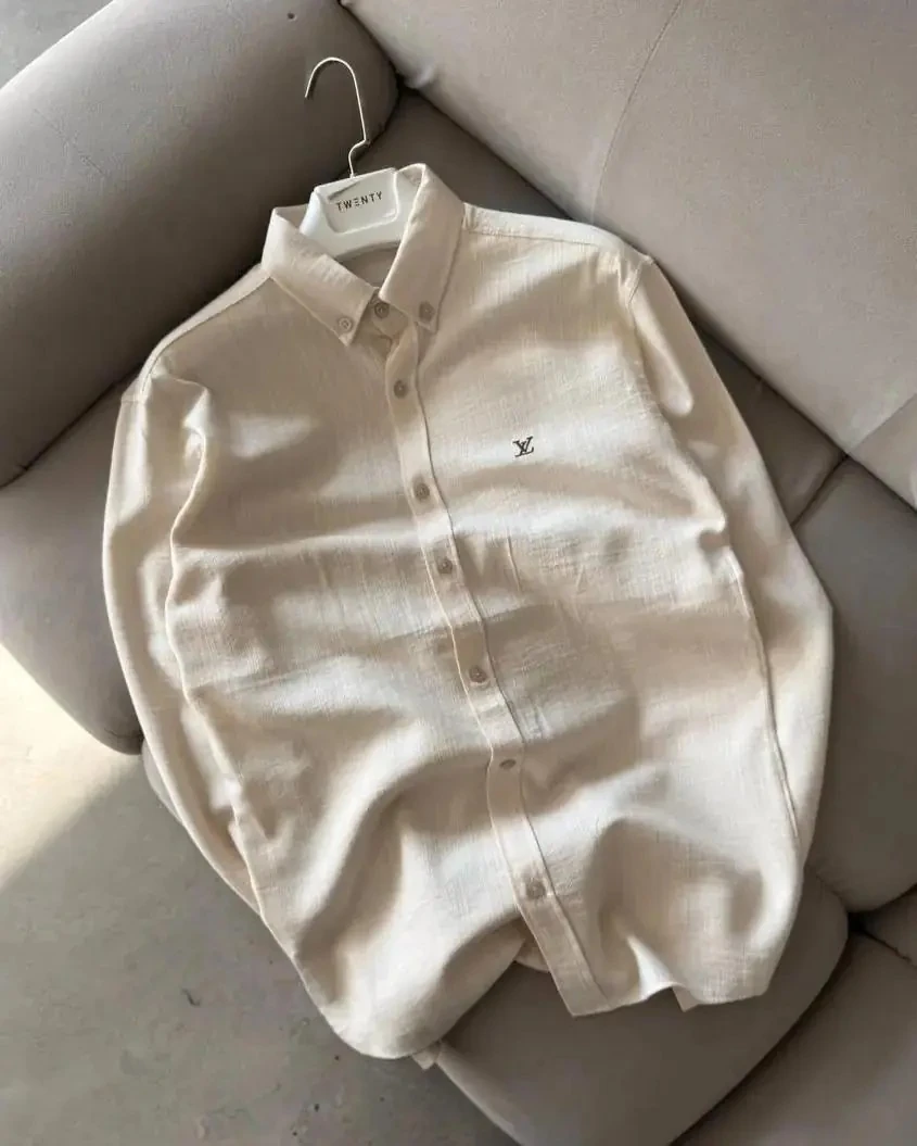 Nakış Detaylı Relax Fit Gömlek