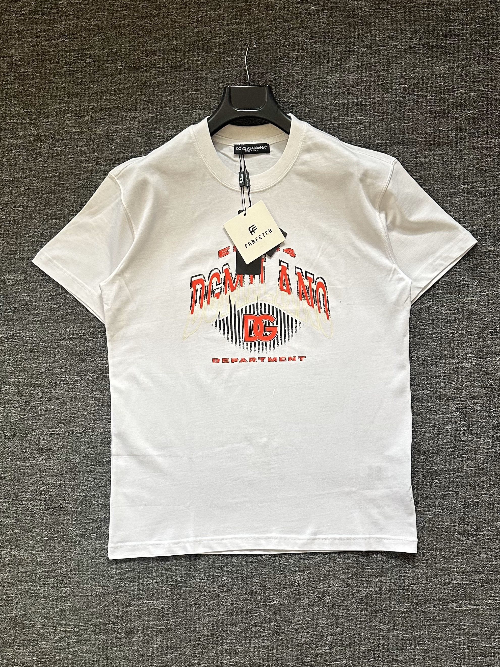 DG Baskılı White Premium Tee
