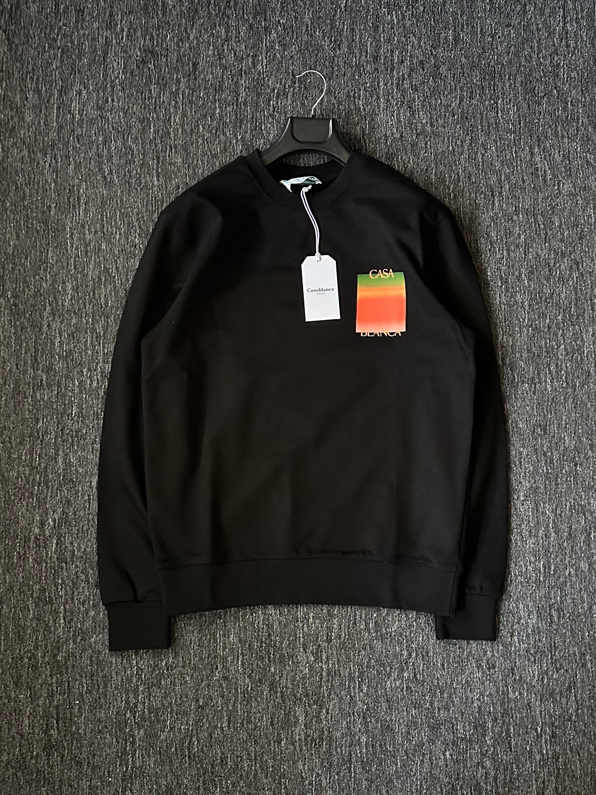 Baskılı Premium Sweatshirt - Siyah