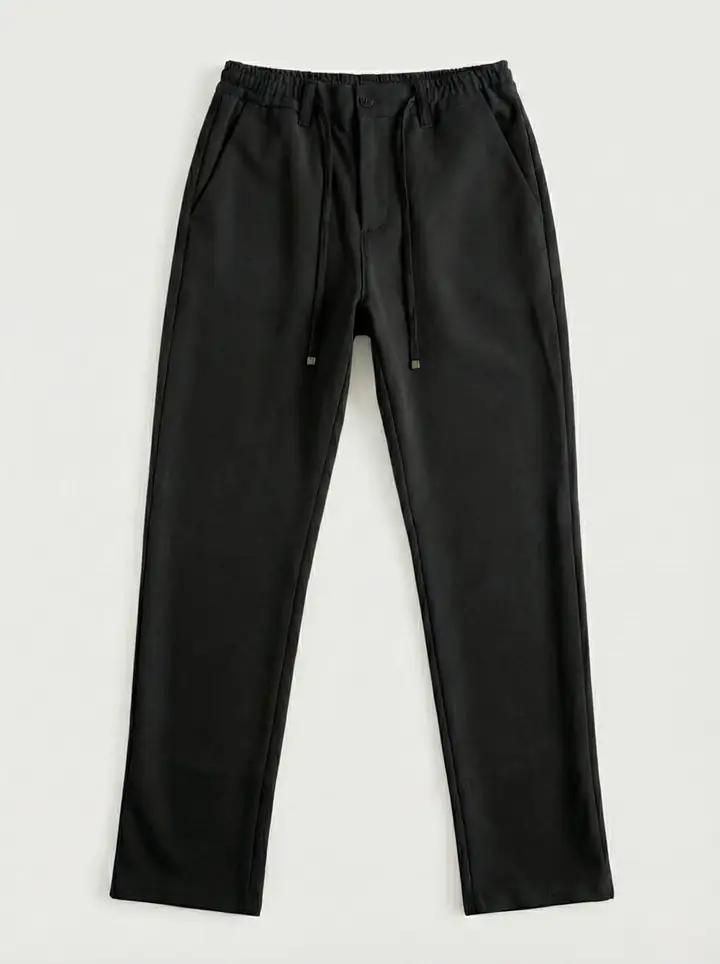 Arka Nakış Detaylı Kumaş Pantolon