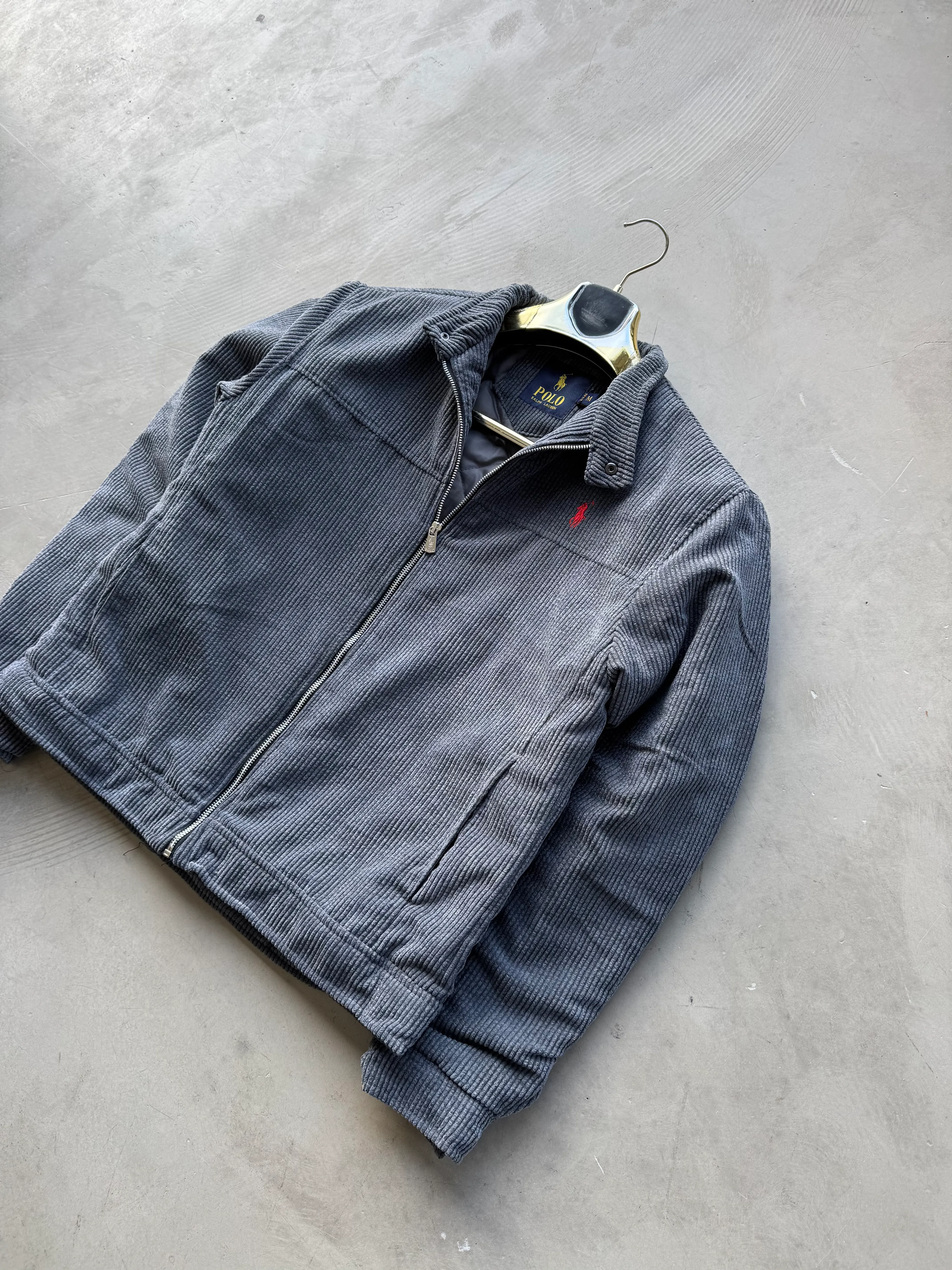 PRL Nakışlı Kadife Kumaş Premium Jacket