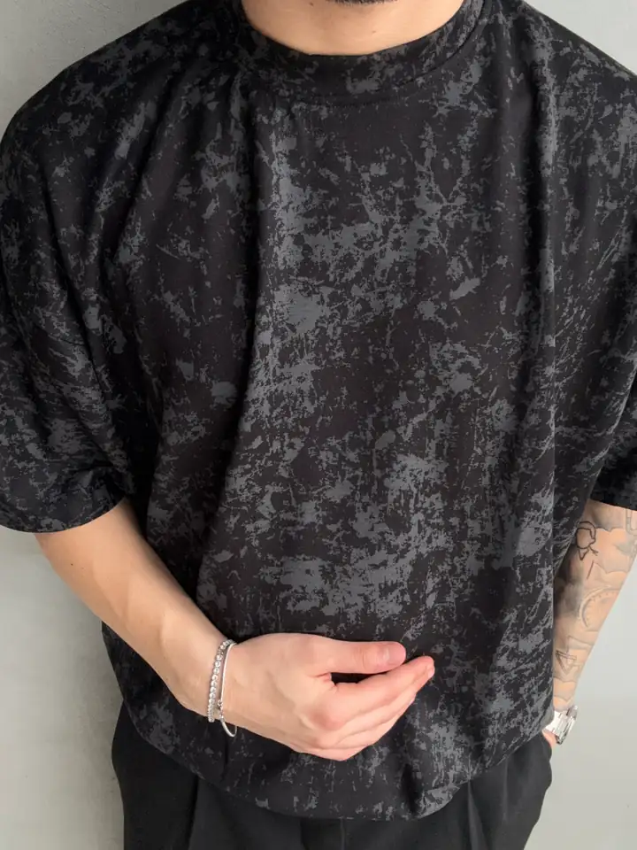 Oysho Yıkamalı Efekt Relax Fit T-Shirt – Çok Renk Seçenekli | Modern ve Rahat Stil - Siyah