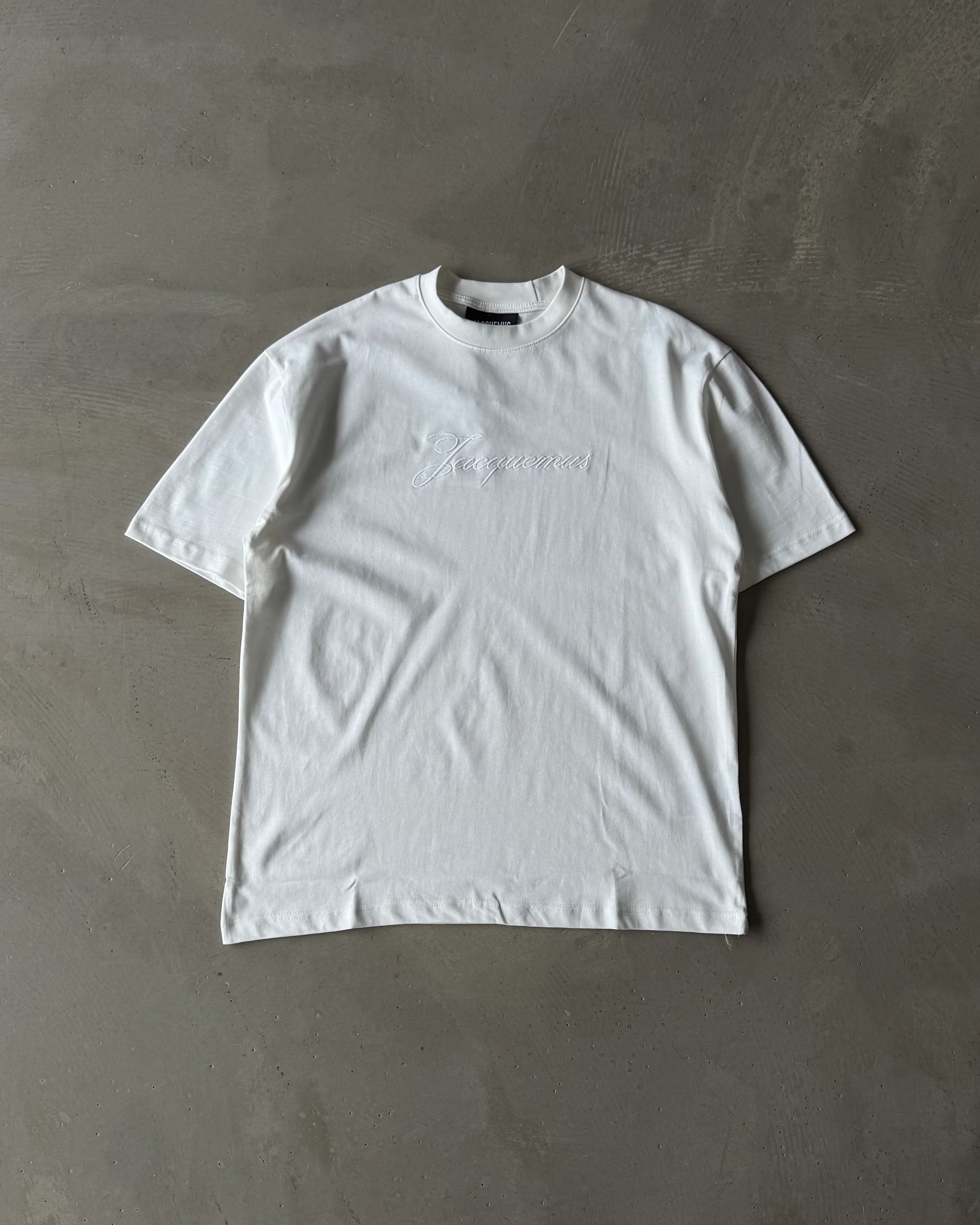 Jacquemus Nakış Detaylı Basic T-Shirt