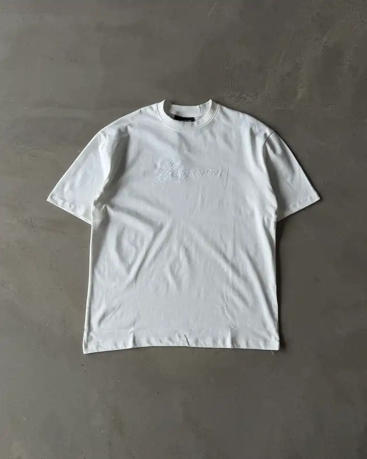 Jacquemus Nakış Detaylı Basic T-Shirt