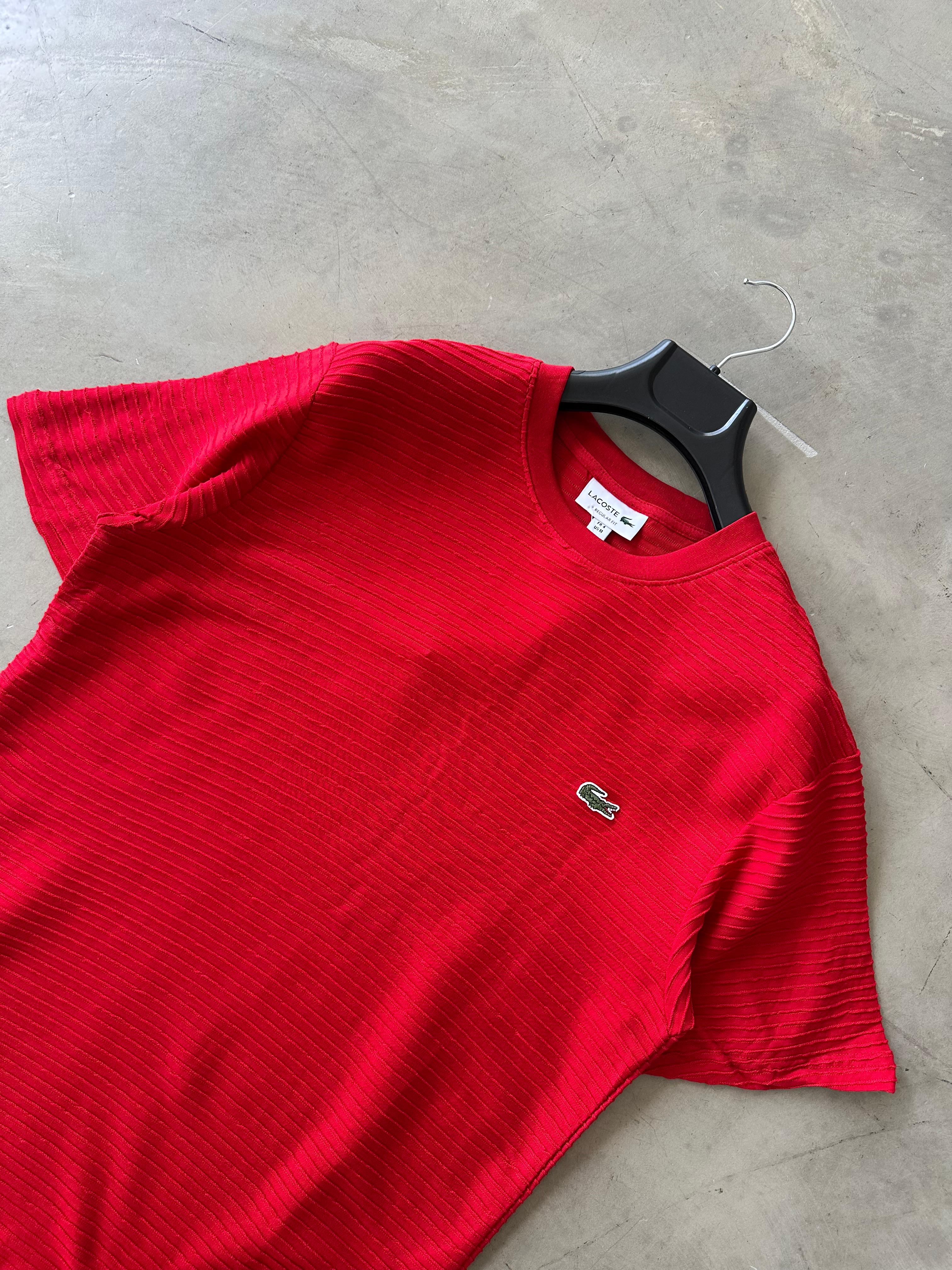 Çizgili Red Premium Tee