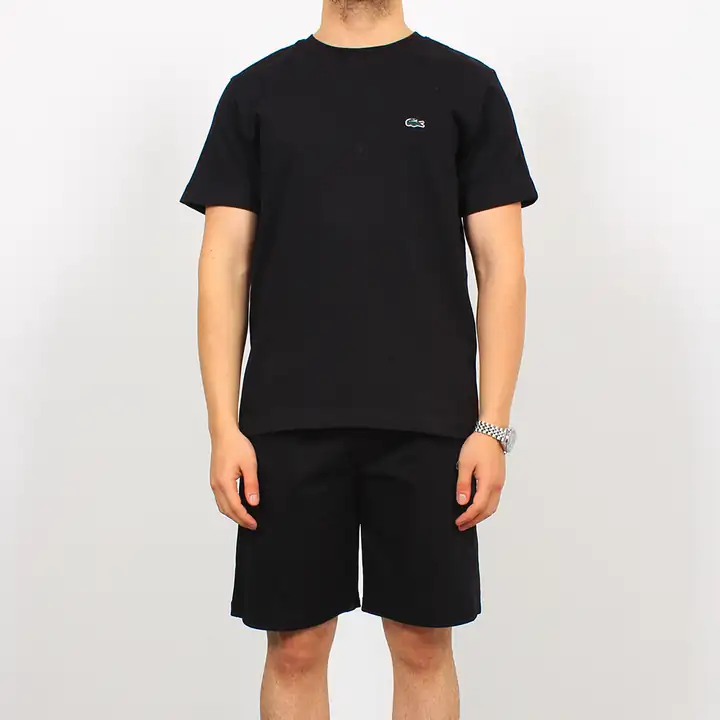 Logo Nakışlı Regular Fit Şortlu Takım