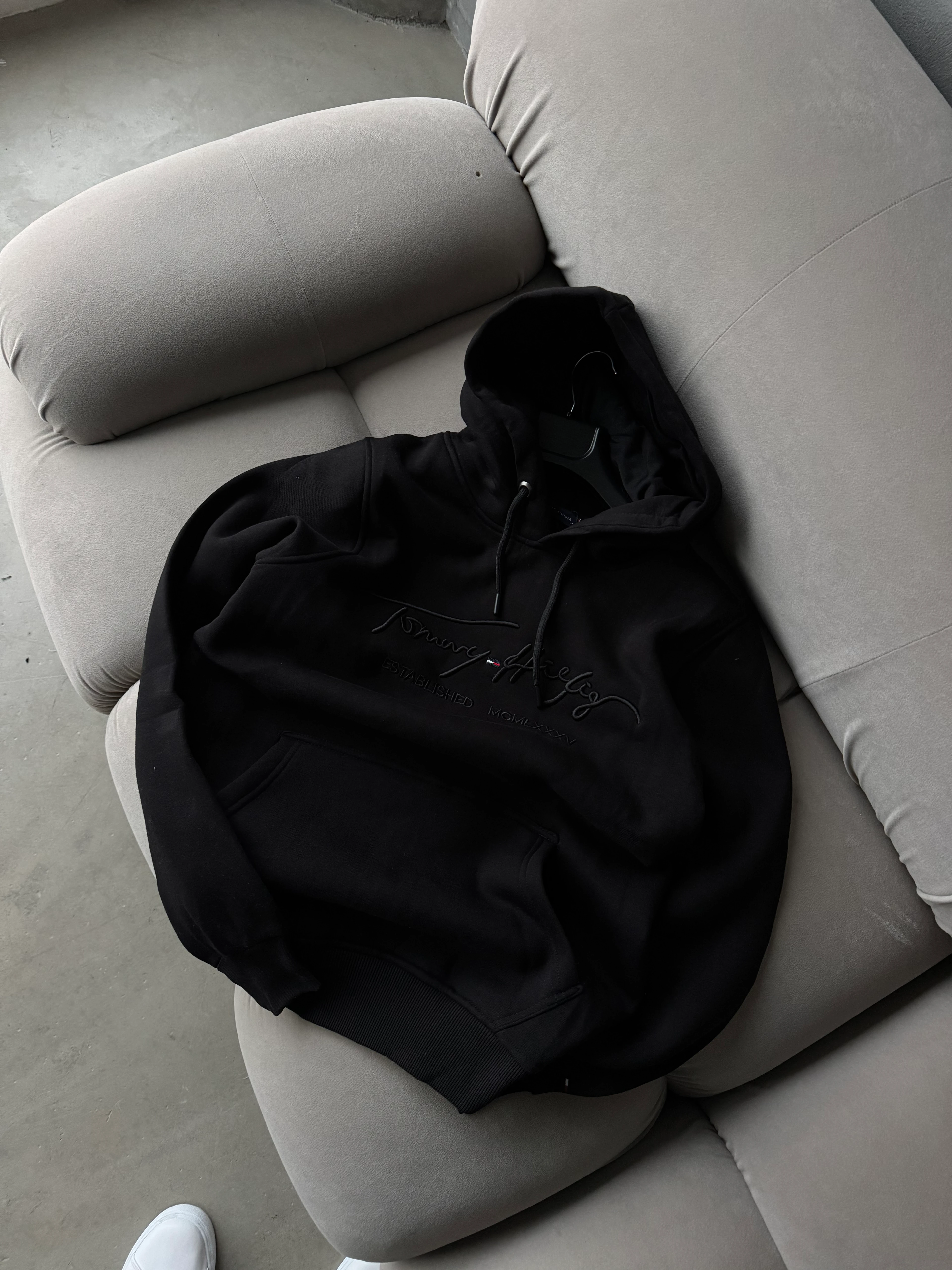 TMY Premium Yazılı Sweatshirt - Siyah