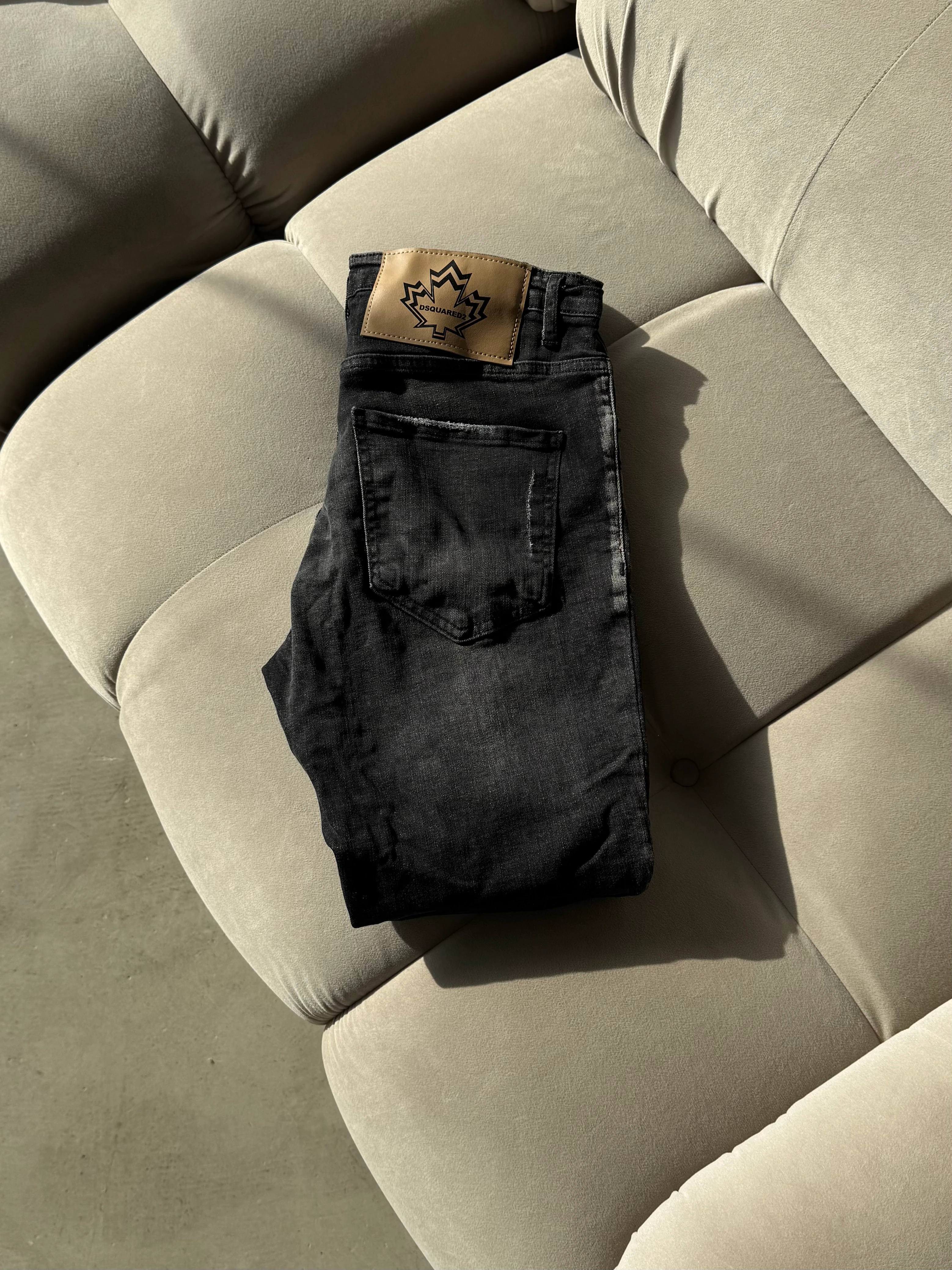 DSQ Premium Kot Pantolon - Siyah