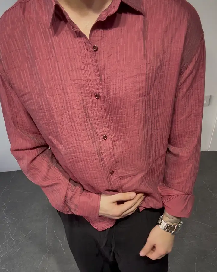 Esinti Kumaş Oversize Gömlek