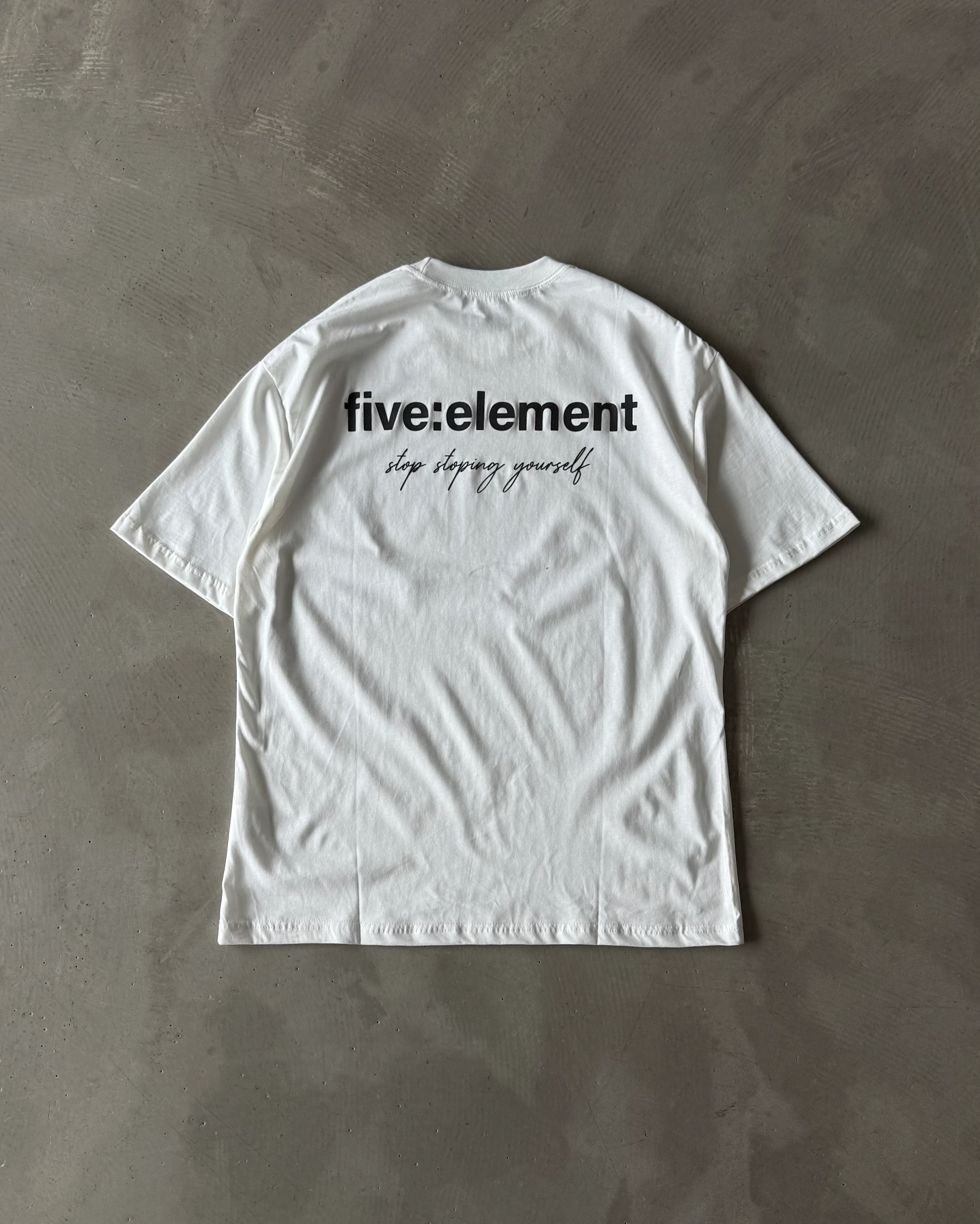 " five : element " Baskılı  Basic T-Shirt