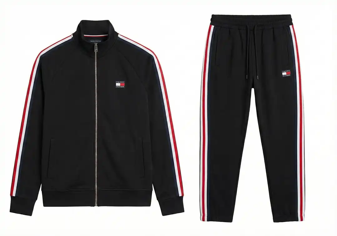  Şerit Detaylı Relax Fit Eşofman Takımı