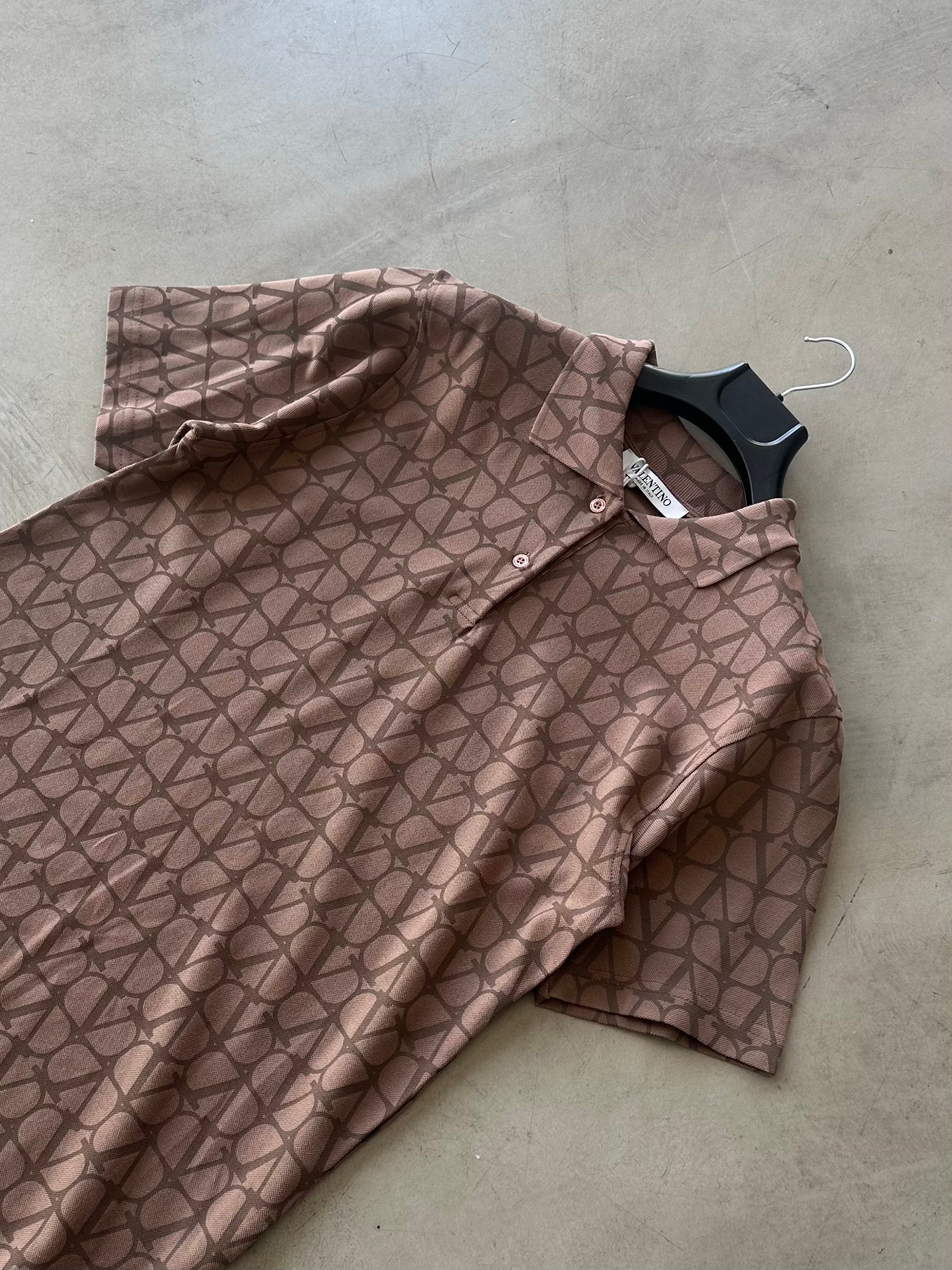 VLNT Premium Desenli Polo Yaka Tee