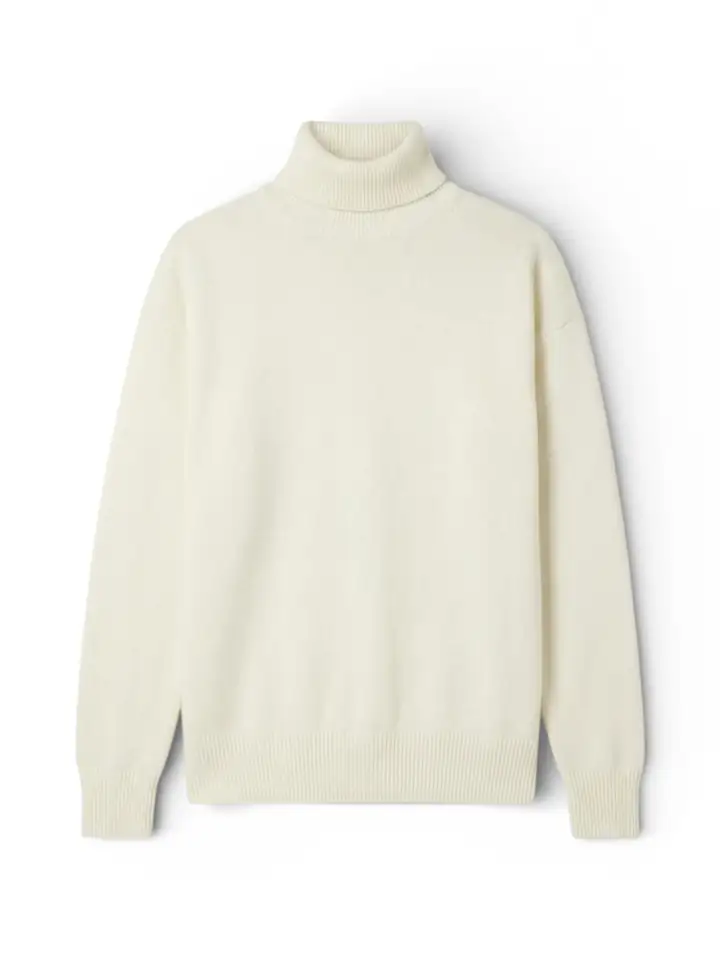 Balıkçı Yaka Basic Yün Triko