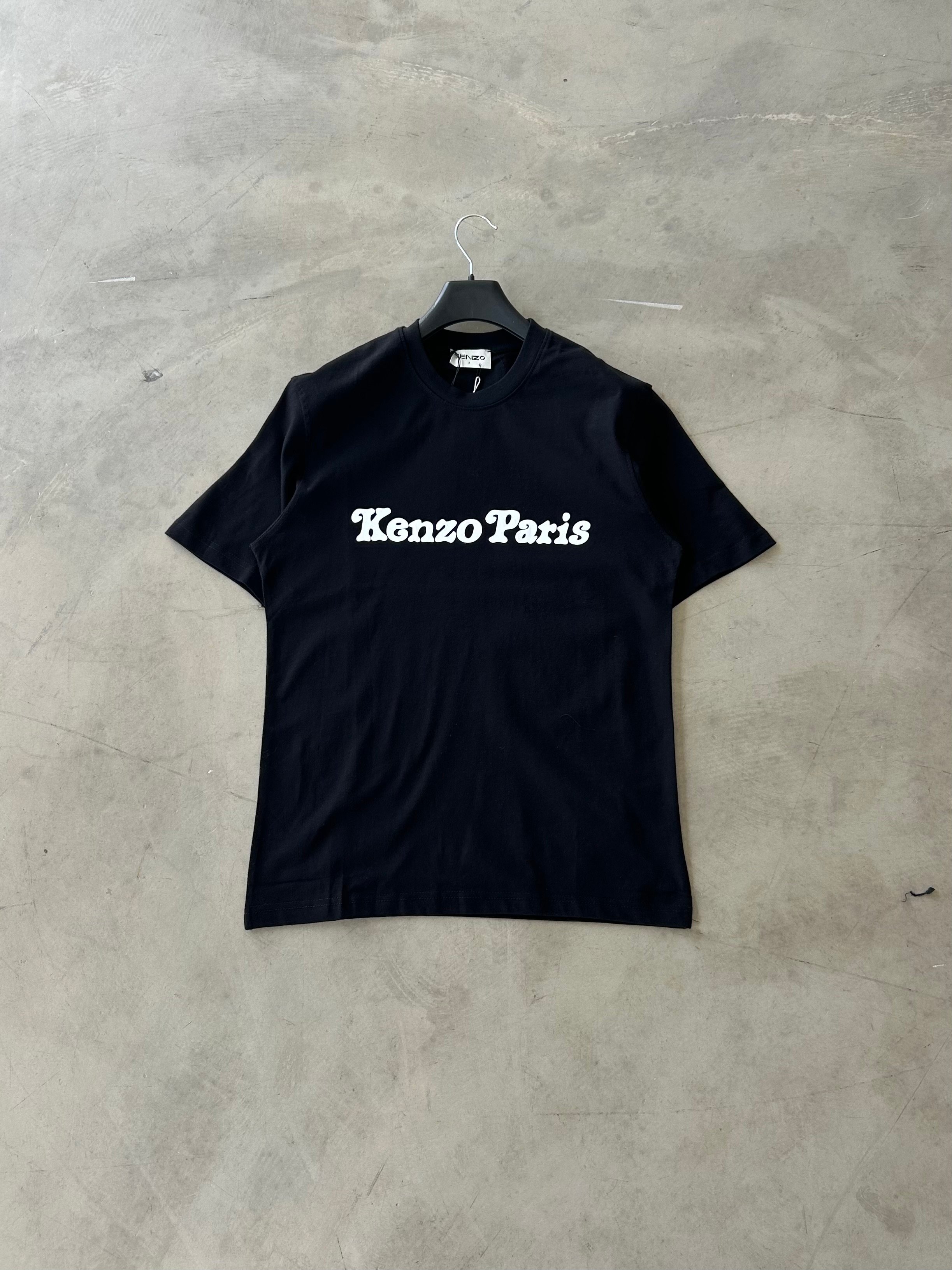 KNZ Baskılı Premium Basic Tshirt - Siyah