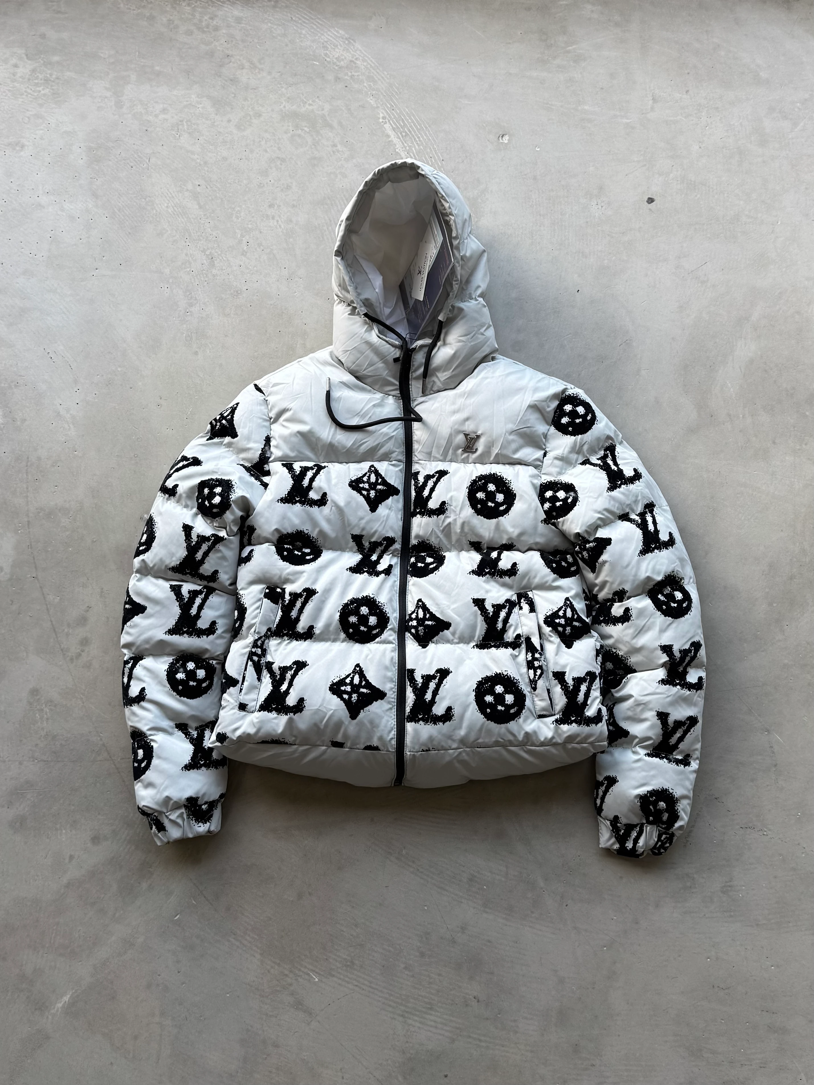 Premium Desenli Printed Mont - bej