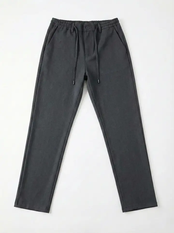 Arka Logo Detaylı Kumaş Pantolon