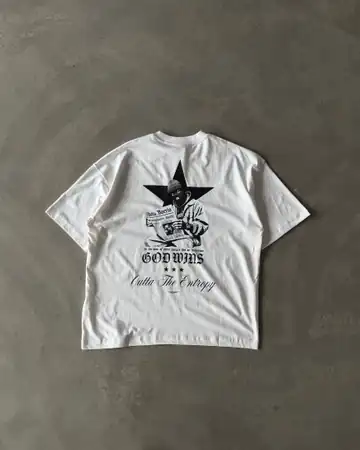 Arka Baskılı " Gazete " Basic T-Shirt