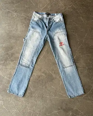 Logo Detaylı Kot Pantolon