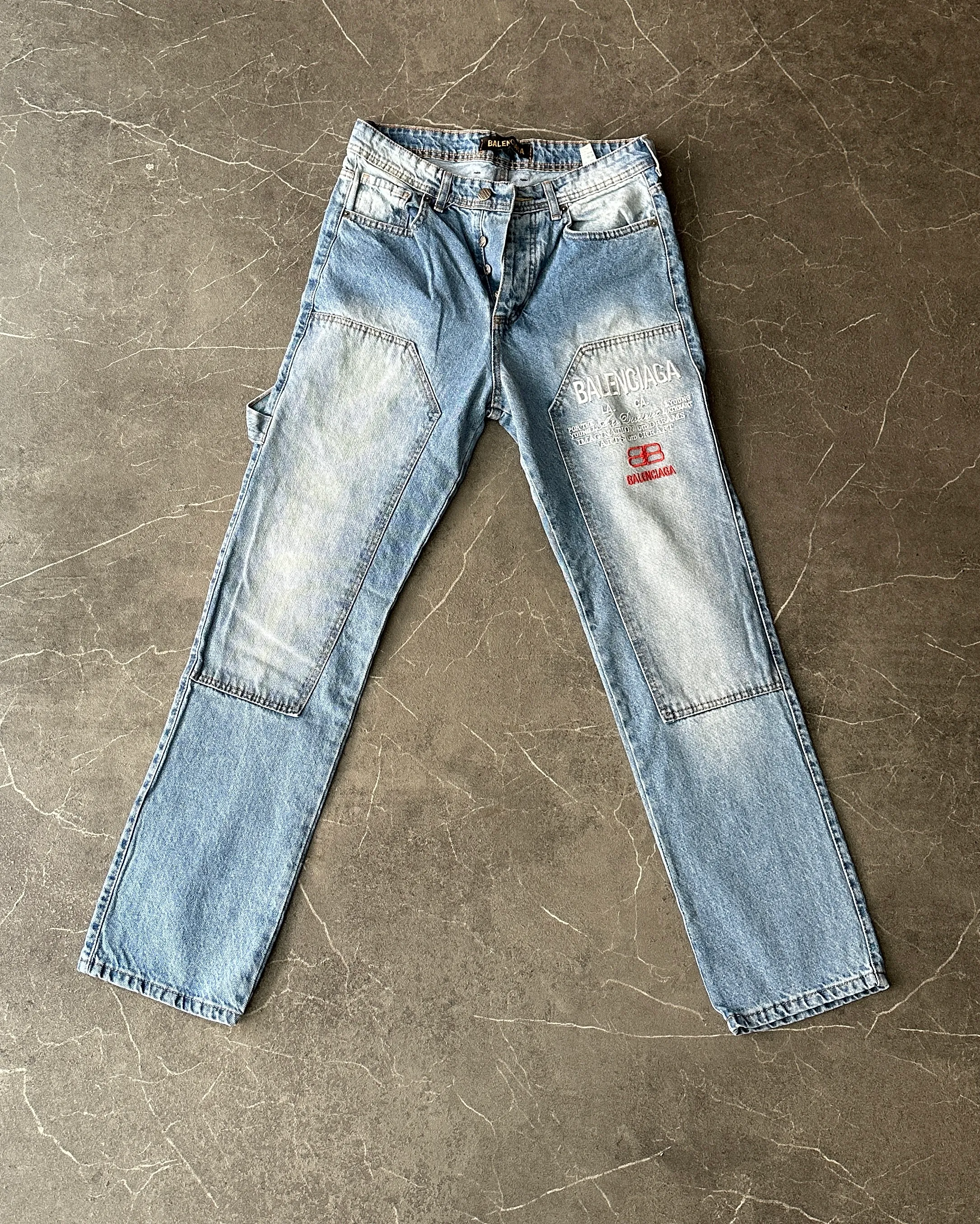 Logo Detaylı Kot Pantolon